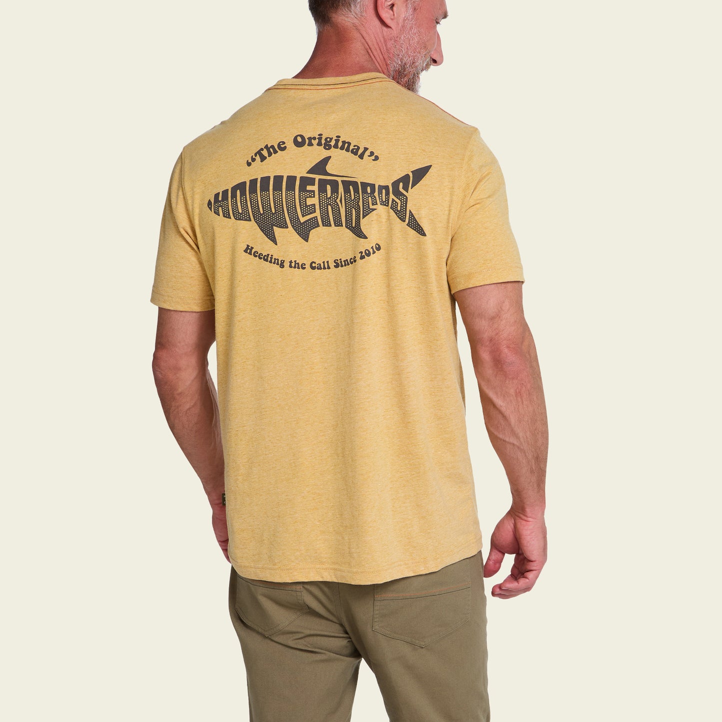 Silver King Pocket T-Shirt - Honey Heather - View 5