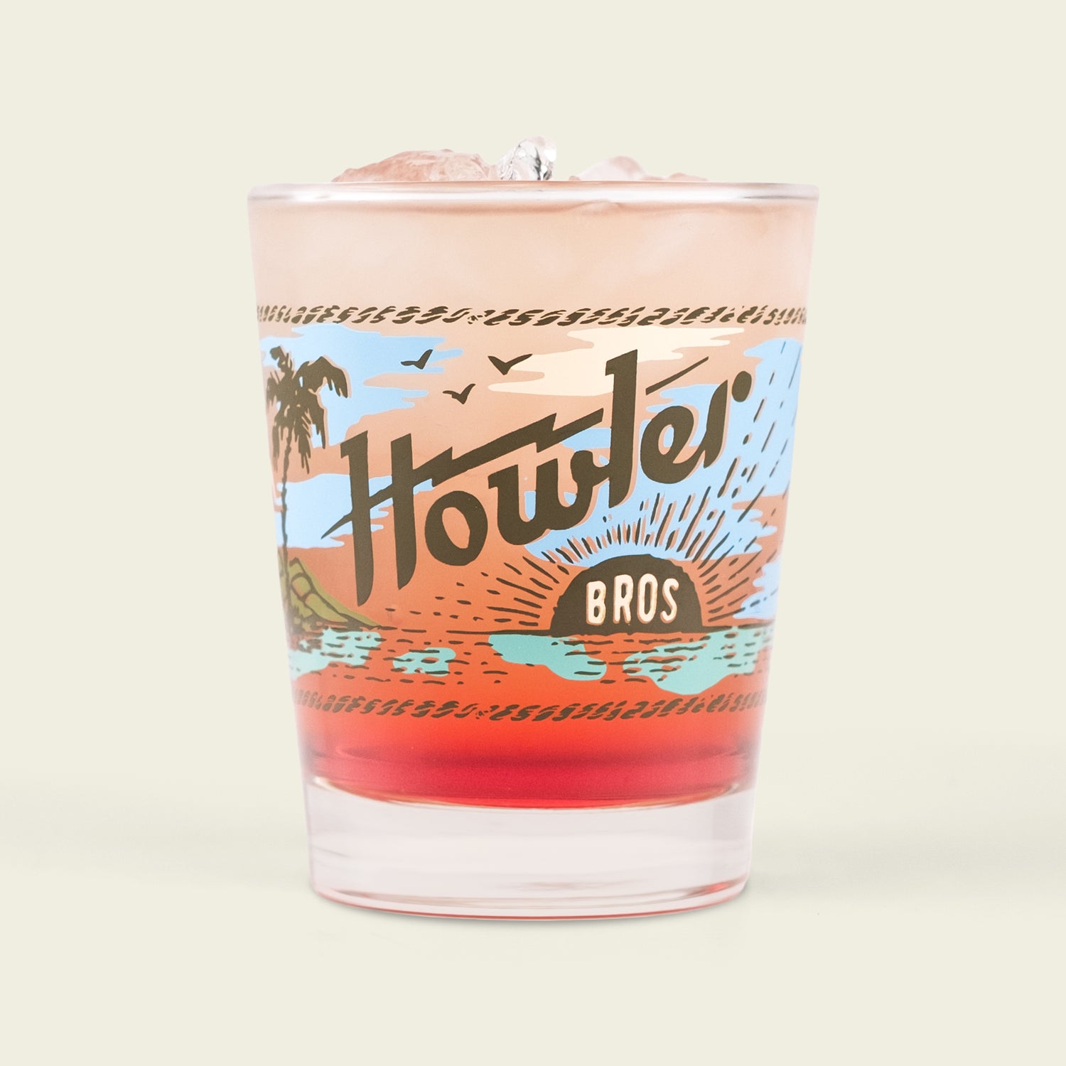 Tiki Glass - Howler Paradise : Blue / Green