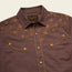 H-Man Western Wear Broncbuster Snapshirt - Bouquets : Morel