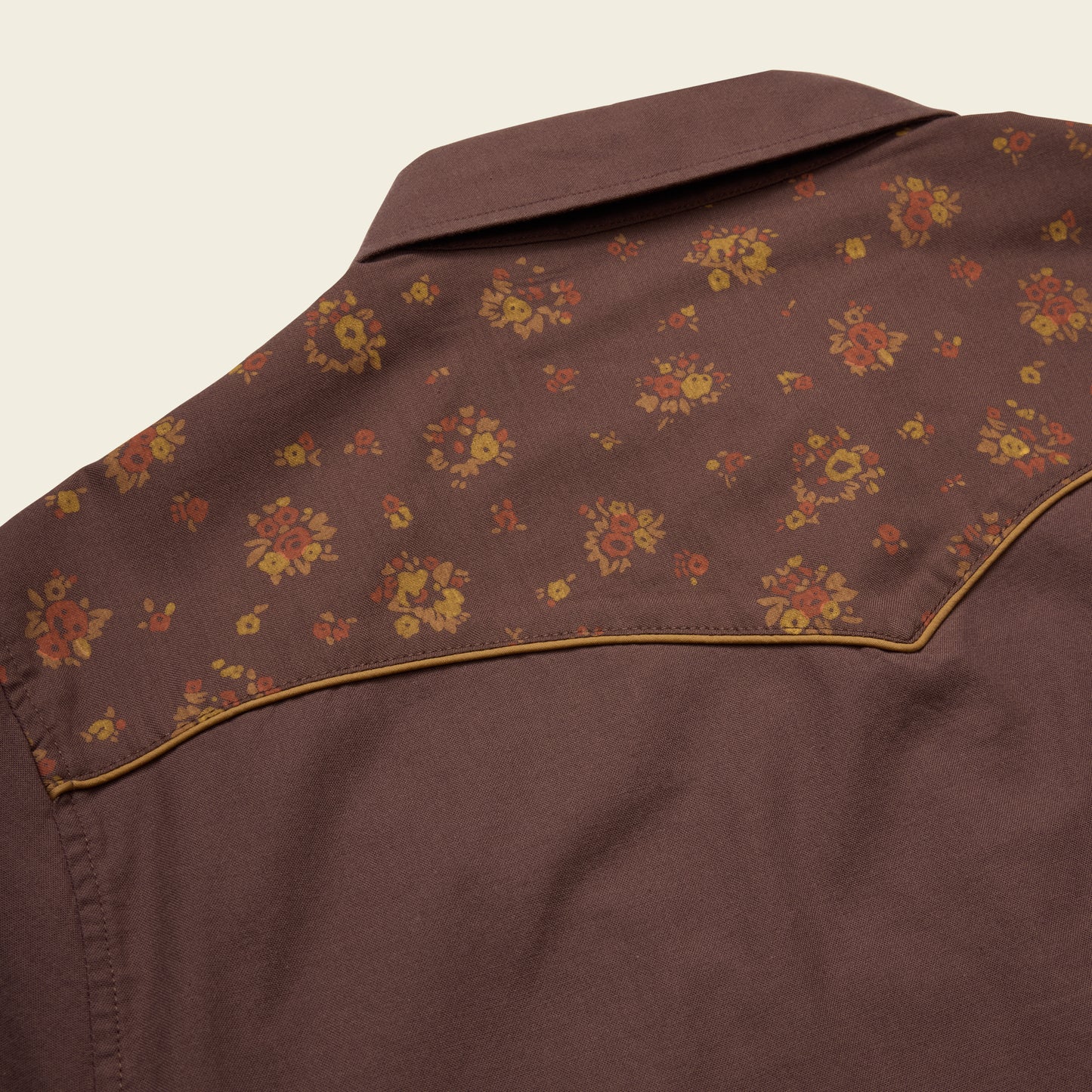 H-Man Western Wear Broncbuster Snapshirt - Bouquets : Morel - View 6