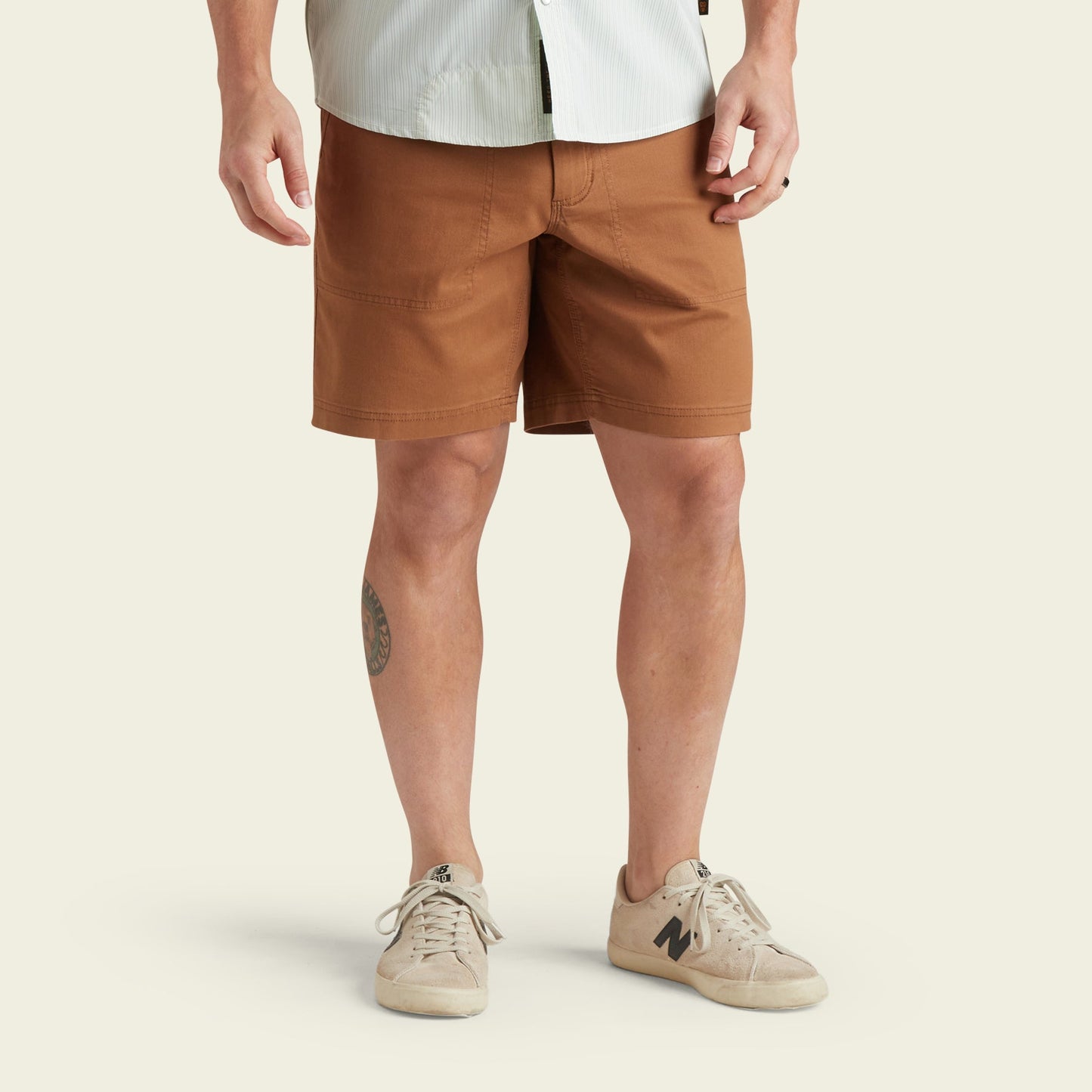 Clarksville Walk Shorts 8" - Duck Brown - View 3