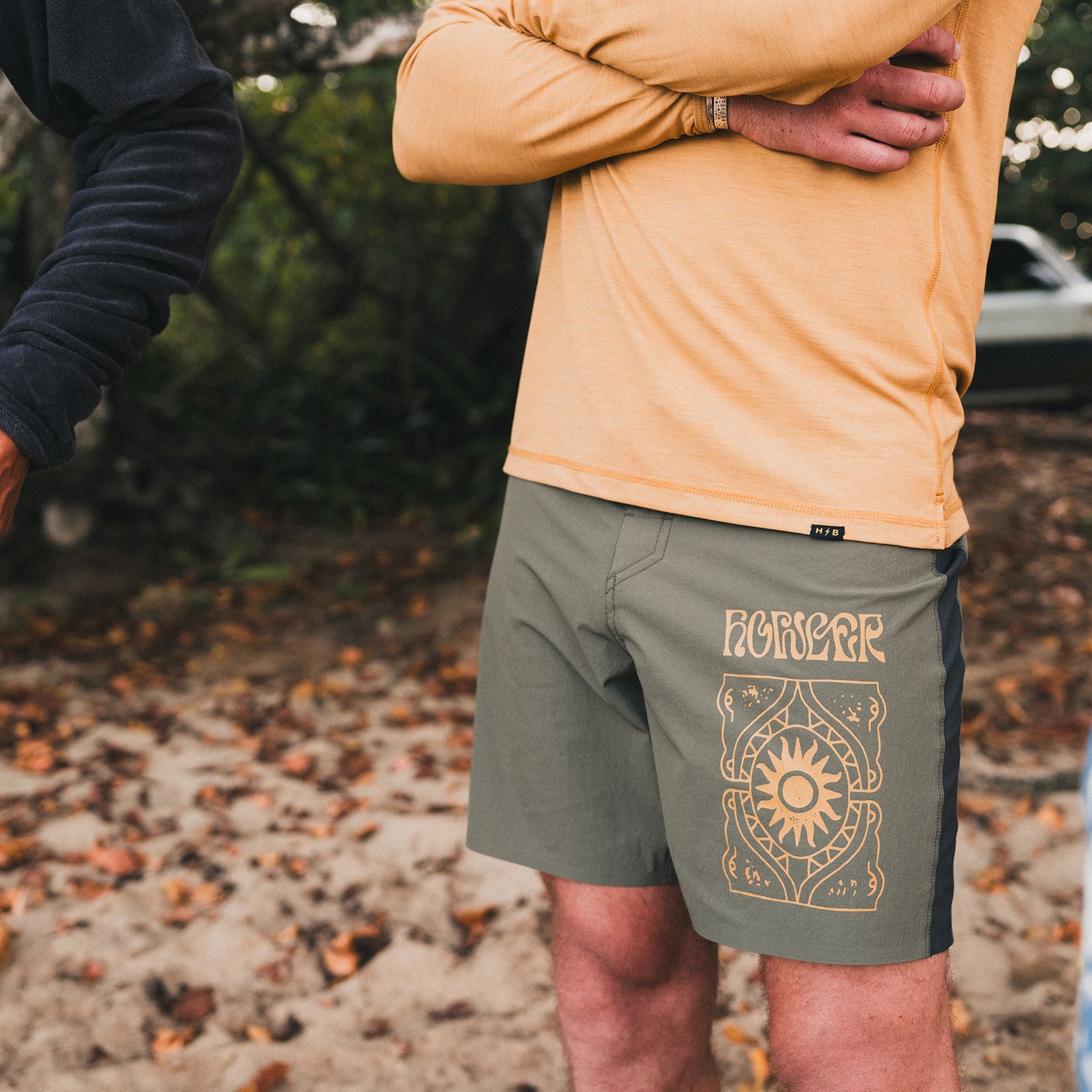 Del Este Performance Boardshorts 17" - Sun Drinker : Algae - View 8