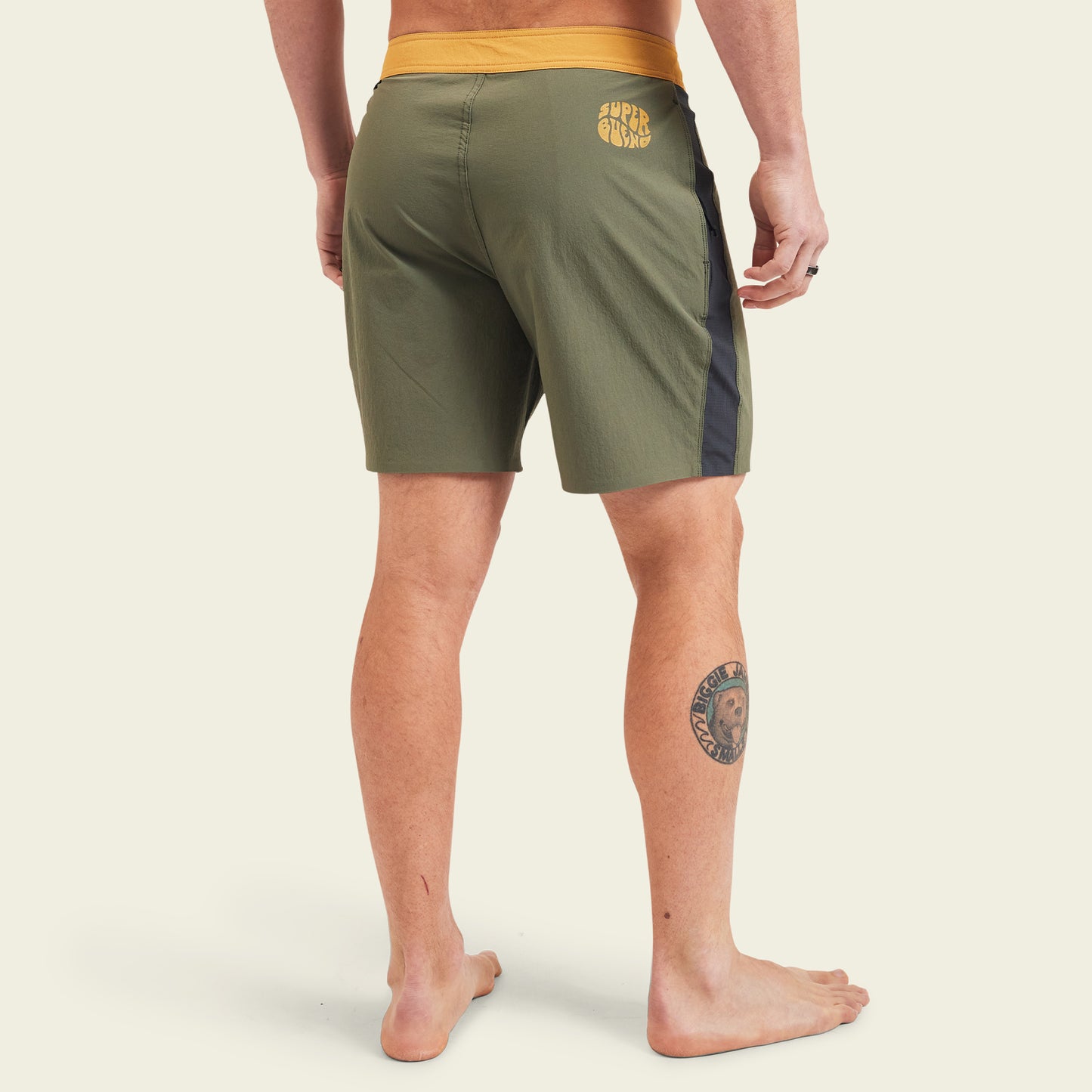 Del Este Performance Boardshorts 17" - Sun Drinker : Algae - View 5