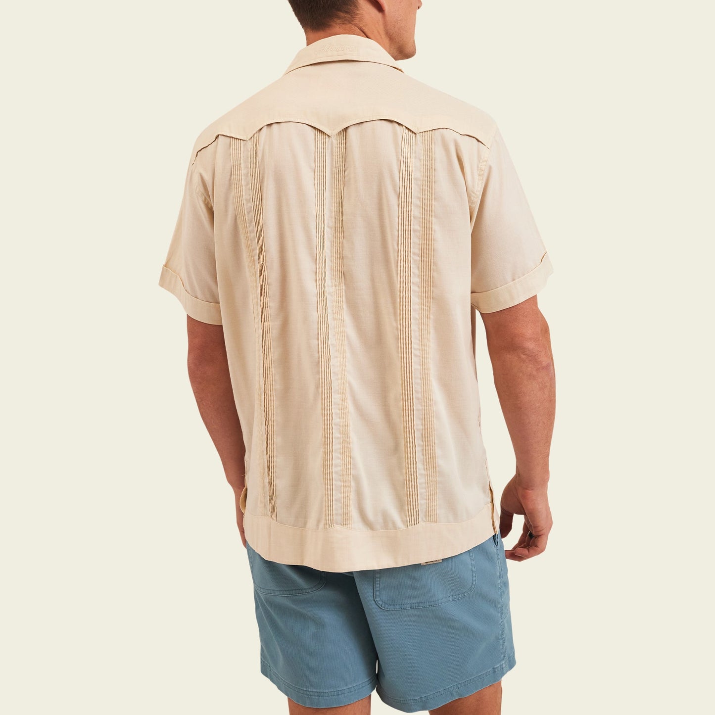 Guayabera Shirt - Fiesta Flowers : Riverbed Oxford - View 5