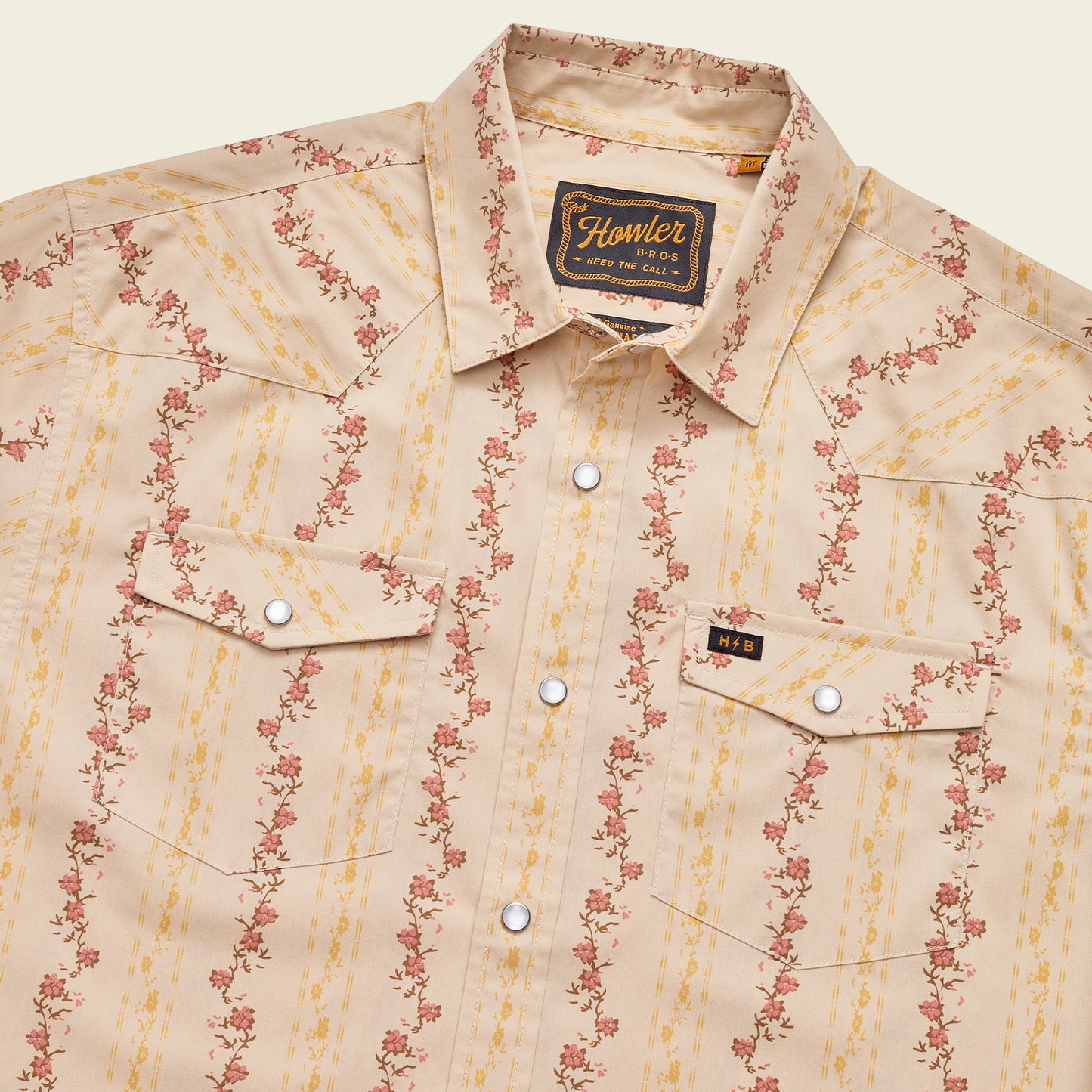 H Bar B Snapshirt - Hibiscus RIbbons - View 4