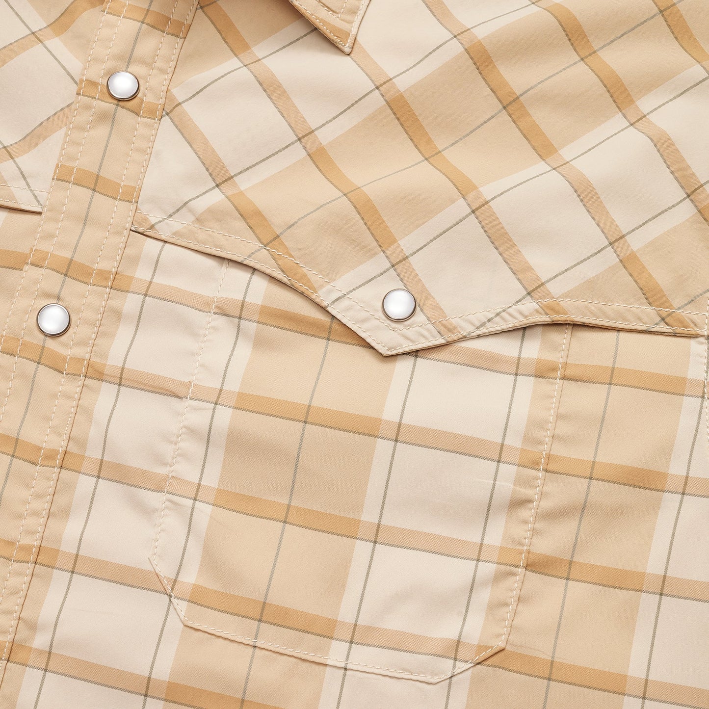 Open Country Tech Shirt - Braden Plaid : Brown Rice - View 3