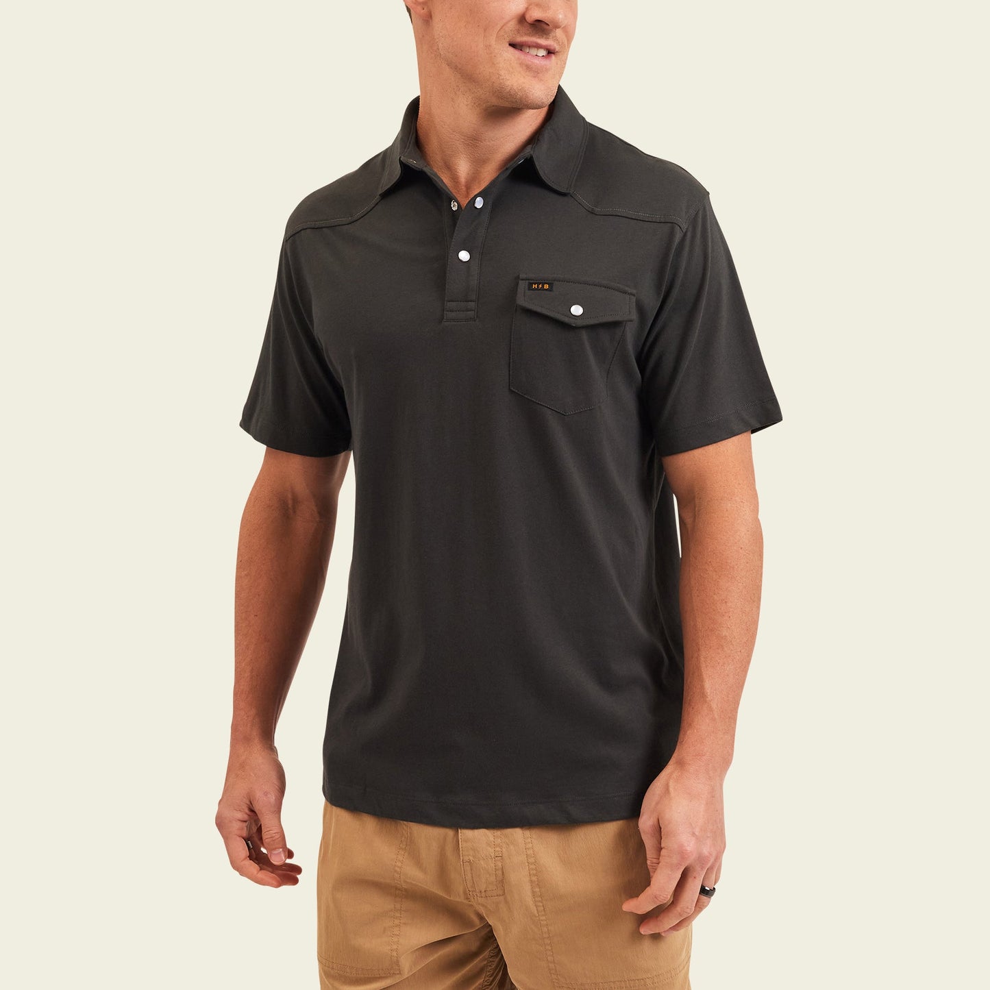 Ranchero Polo - Antique Black - View 4