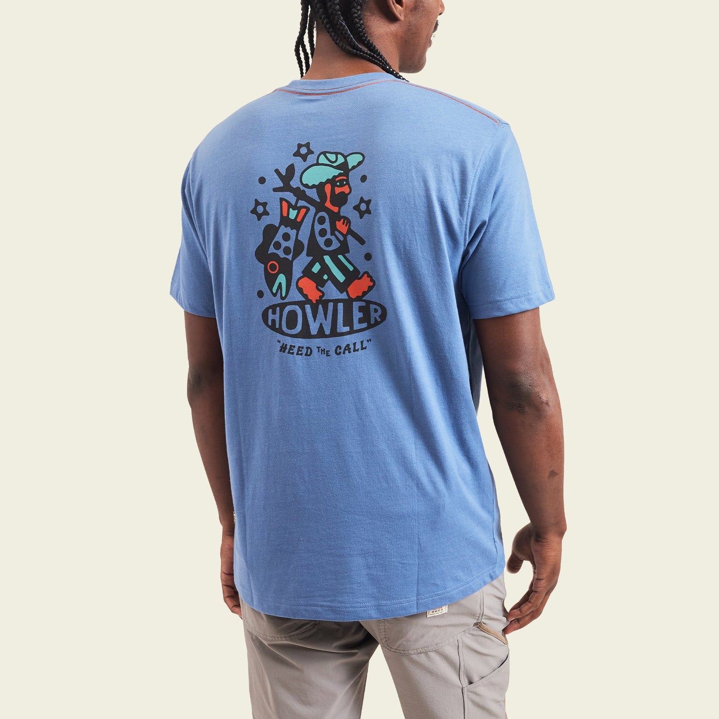 Travelin' Light Pocket T-Shirt - Blue Mirage - View 4
