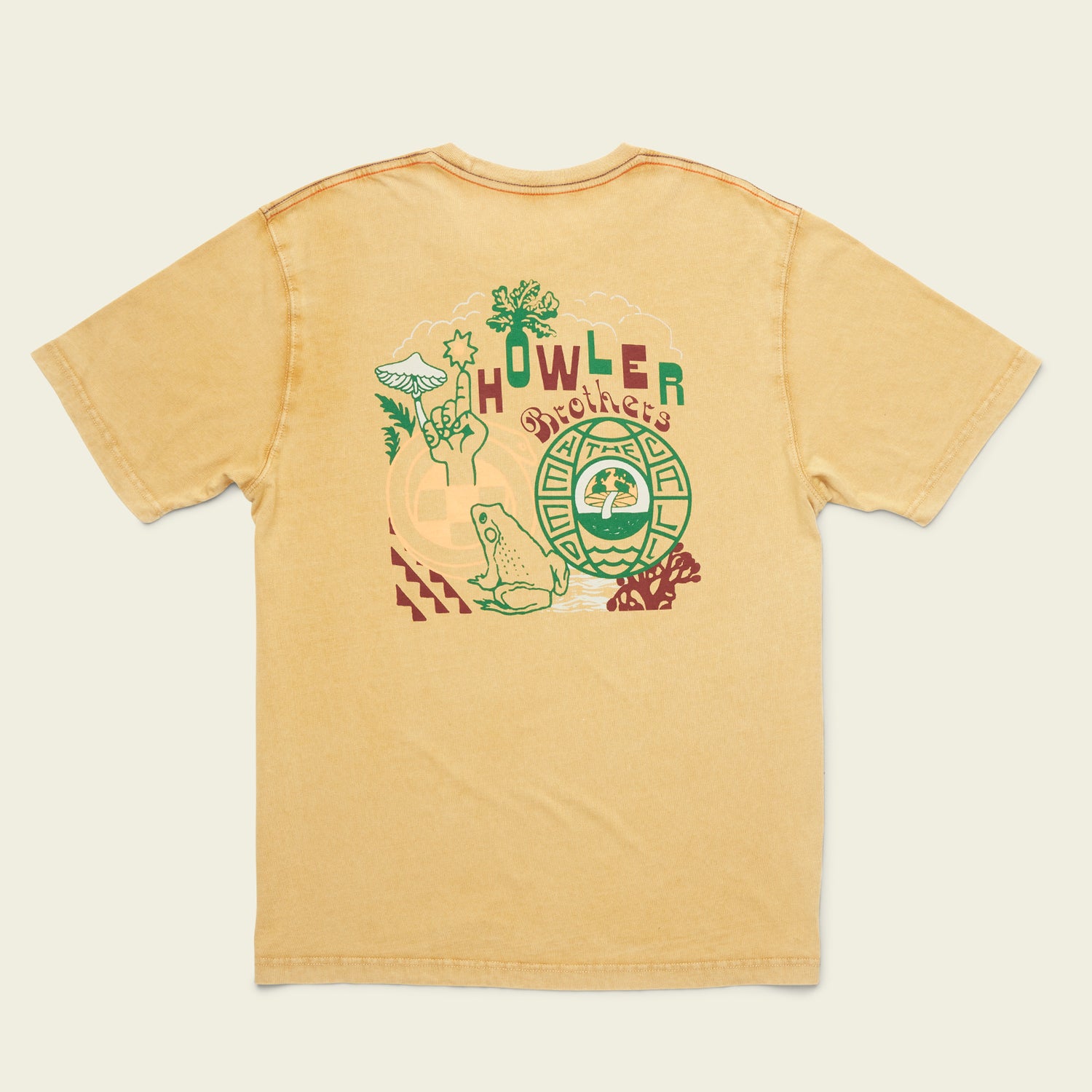 Mash Up Cotton T-Shirt - Dijon