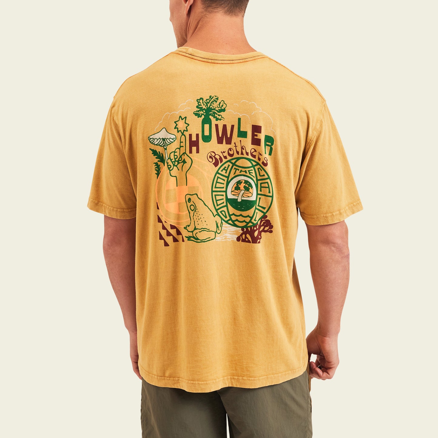 Mash Up Cotton T-Shirt - Dijon - View 4