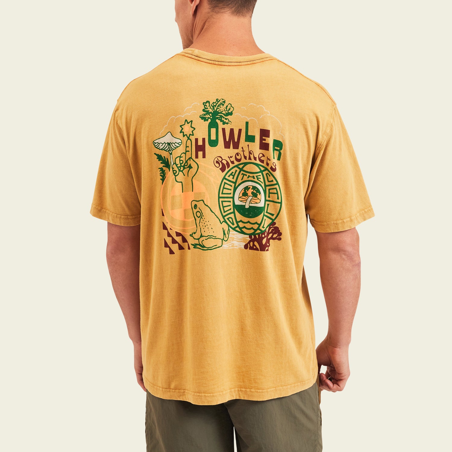 Mash Up Cotton T-Shirt - Dijon - View 4