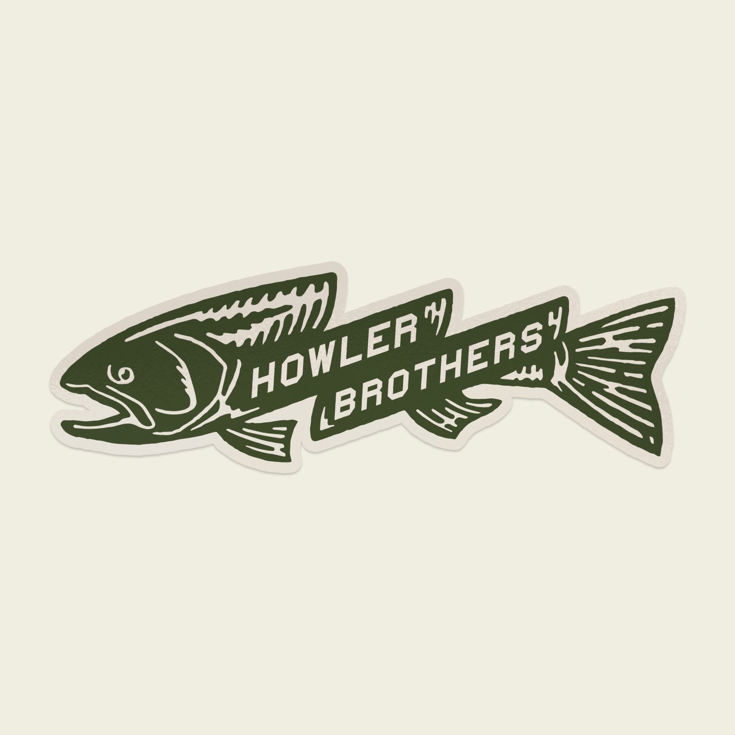 Trout Bolt Sticker - View 1