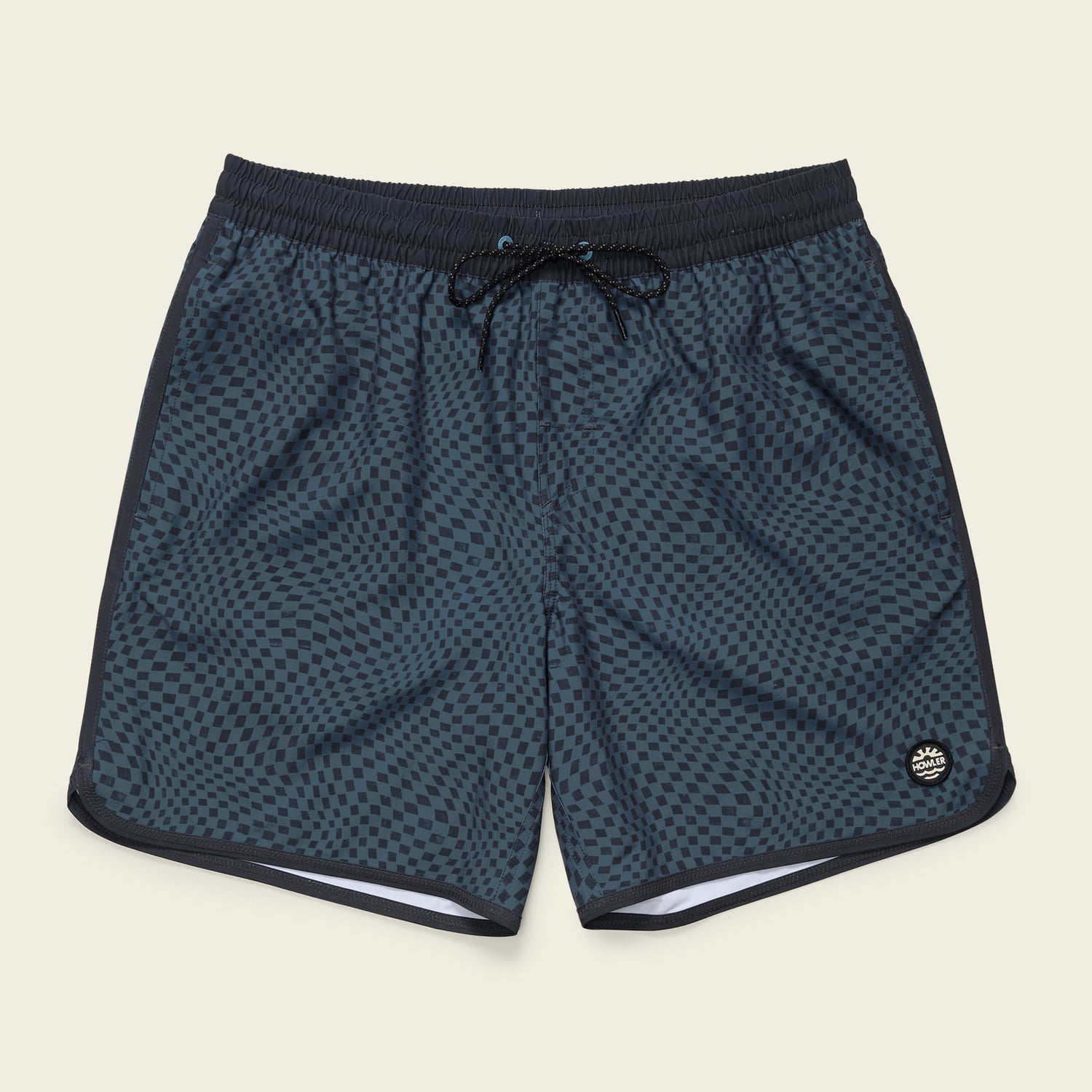 Warlock Tech Boardshorts 17" - Warped Checkers : Dark Slate