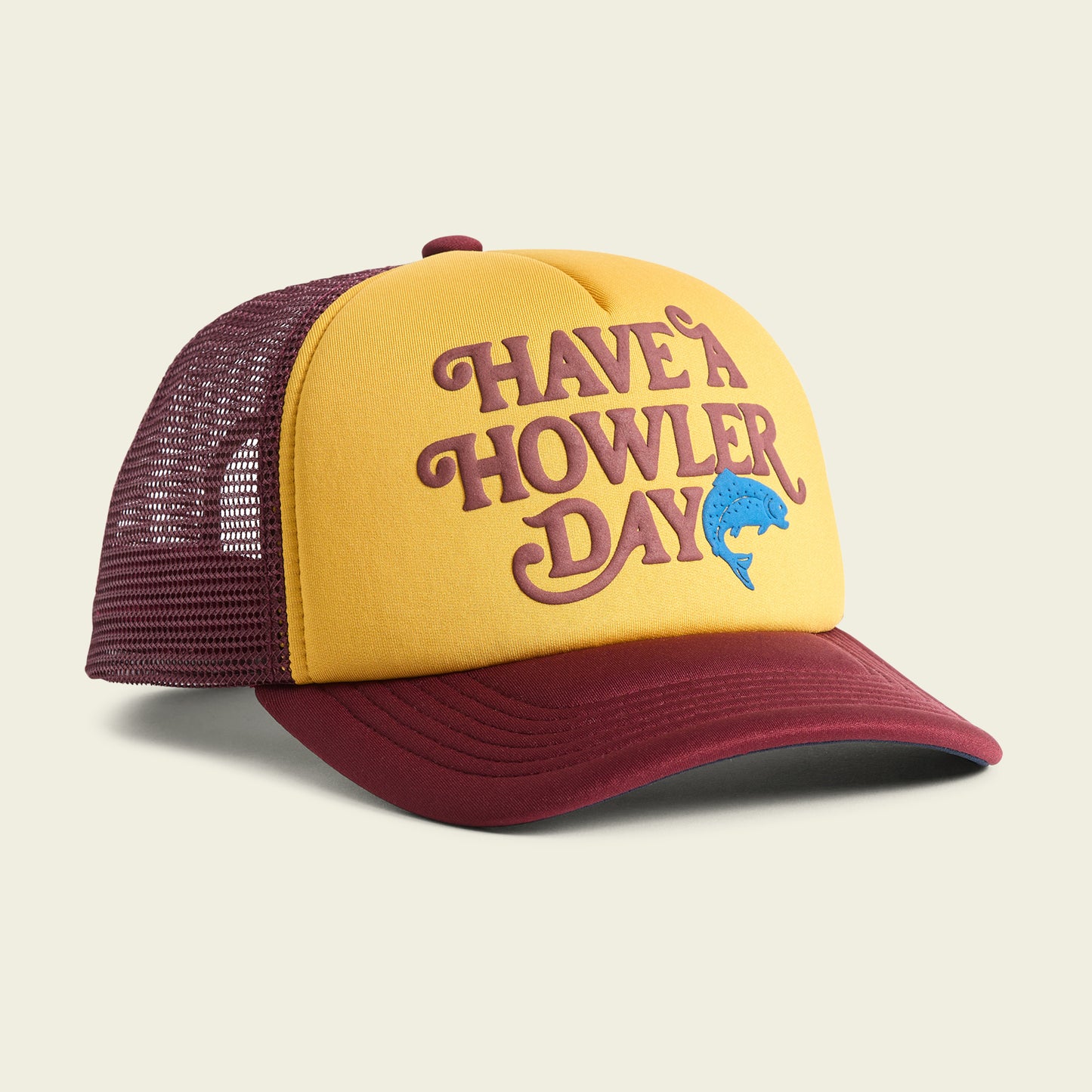 Have a Howler Day Foam Dome - Gold / Maroon - View 1