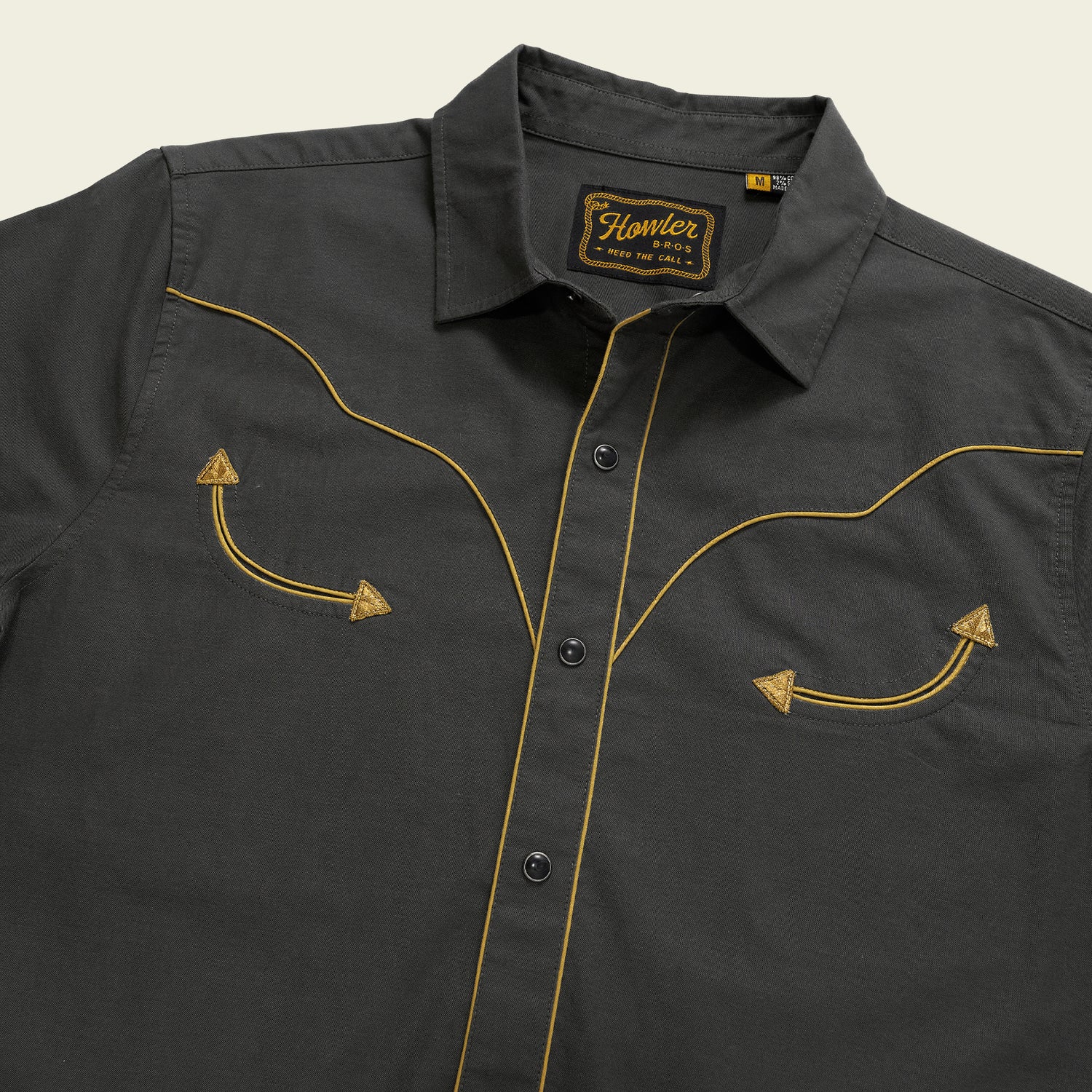 Broncbuster Snapshirt - Antique Black - View 7