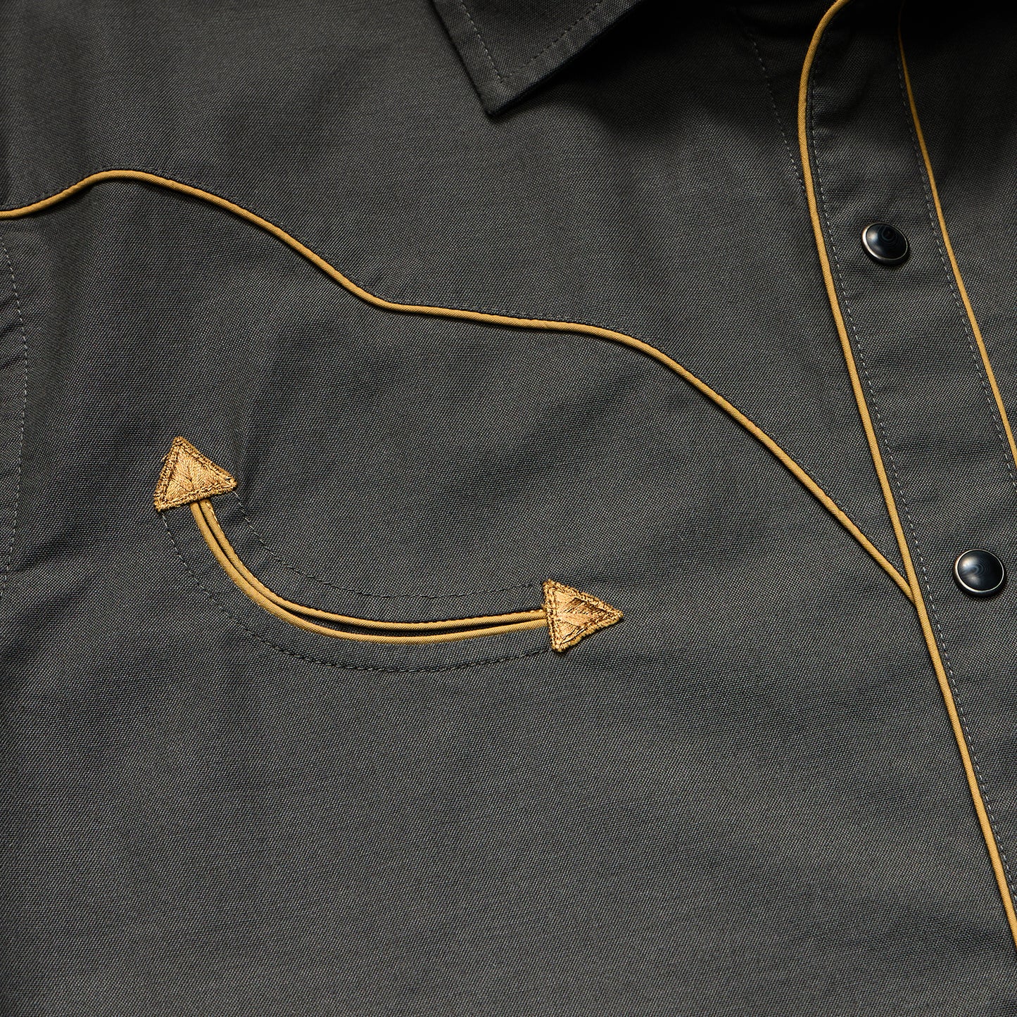 Broncbuster Snapshirt - Antique Black - View 4