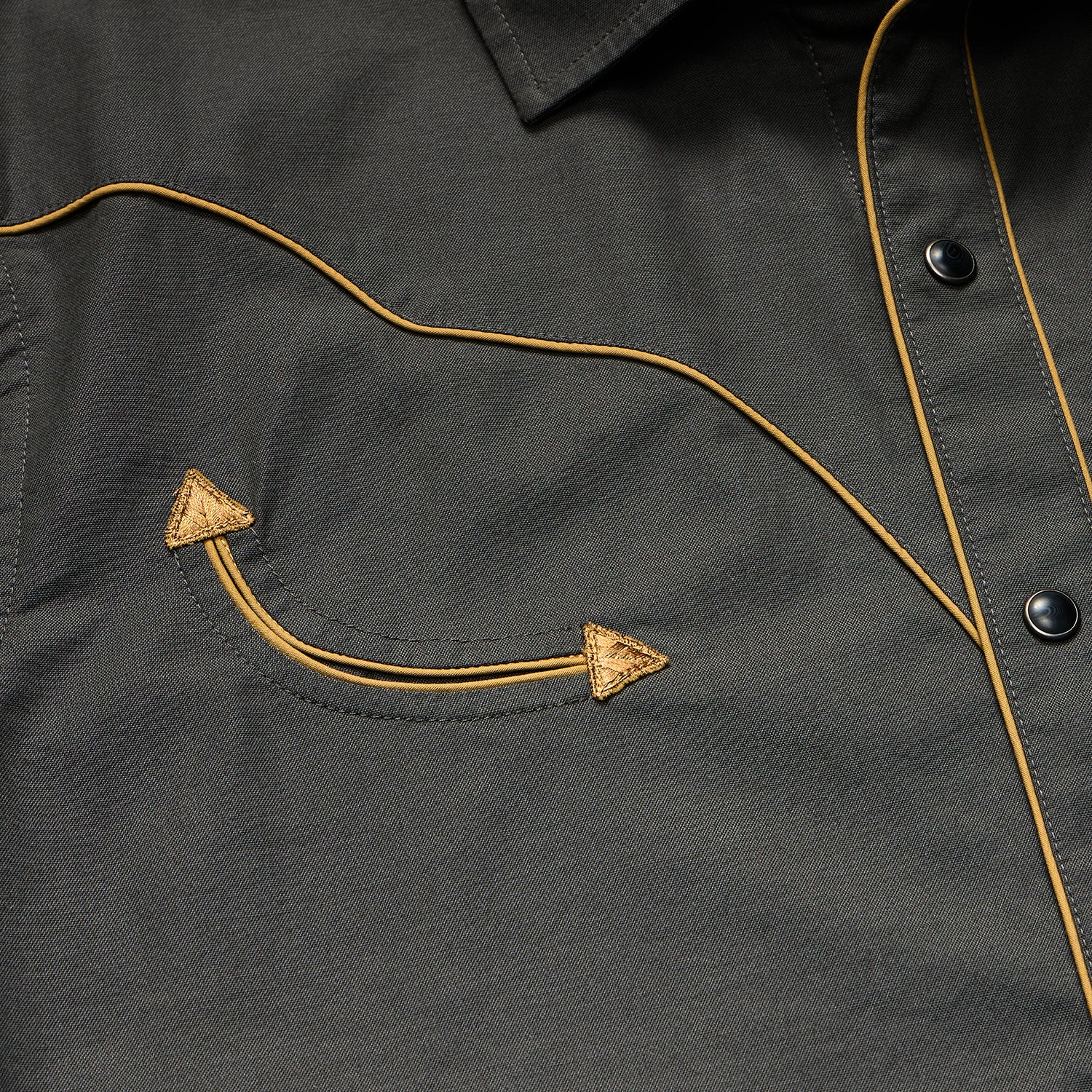 Broncbuster Snapshirt - Antique Black - View 4