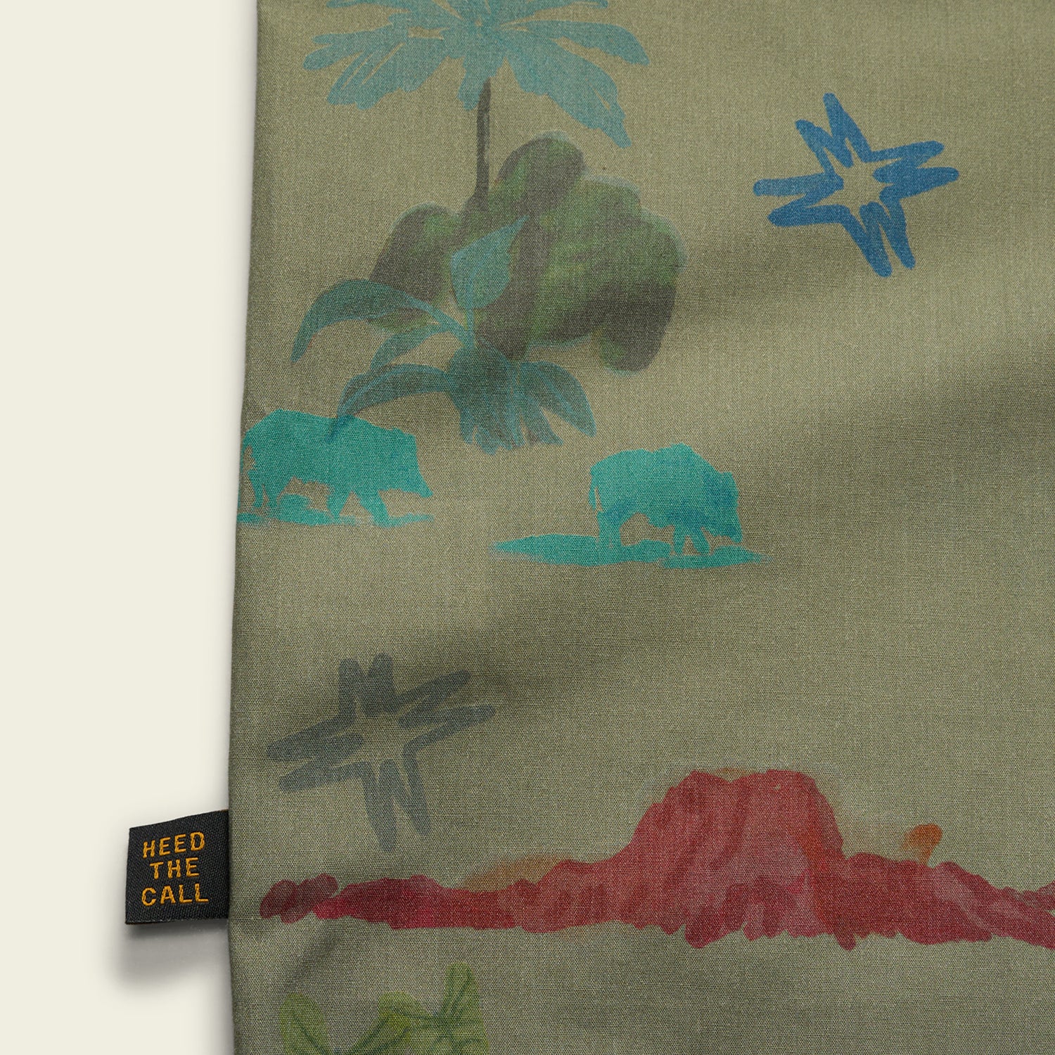 H Bar B Snapshirt - Vision Quest : Olive - View 6