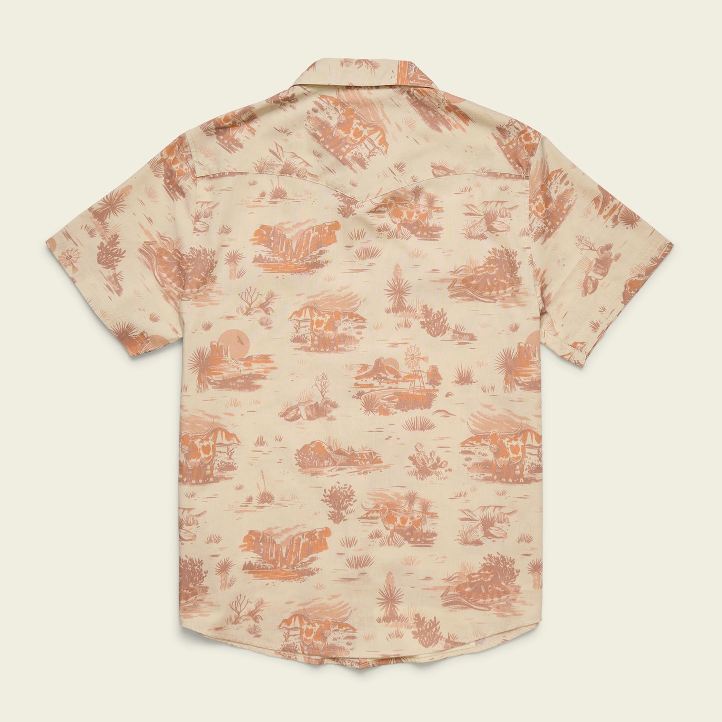 Texas Longhorns H Bar B Snapshirt - Longhorn Country : Tejas Tan - View 7