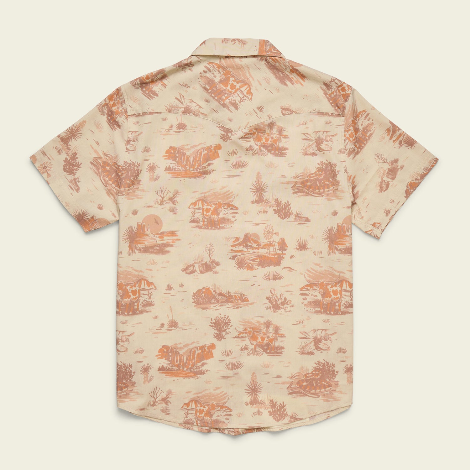 Texas Longhorns H Bar B Snapshirt - Longhorn Country : Tejas Tan - View 7