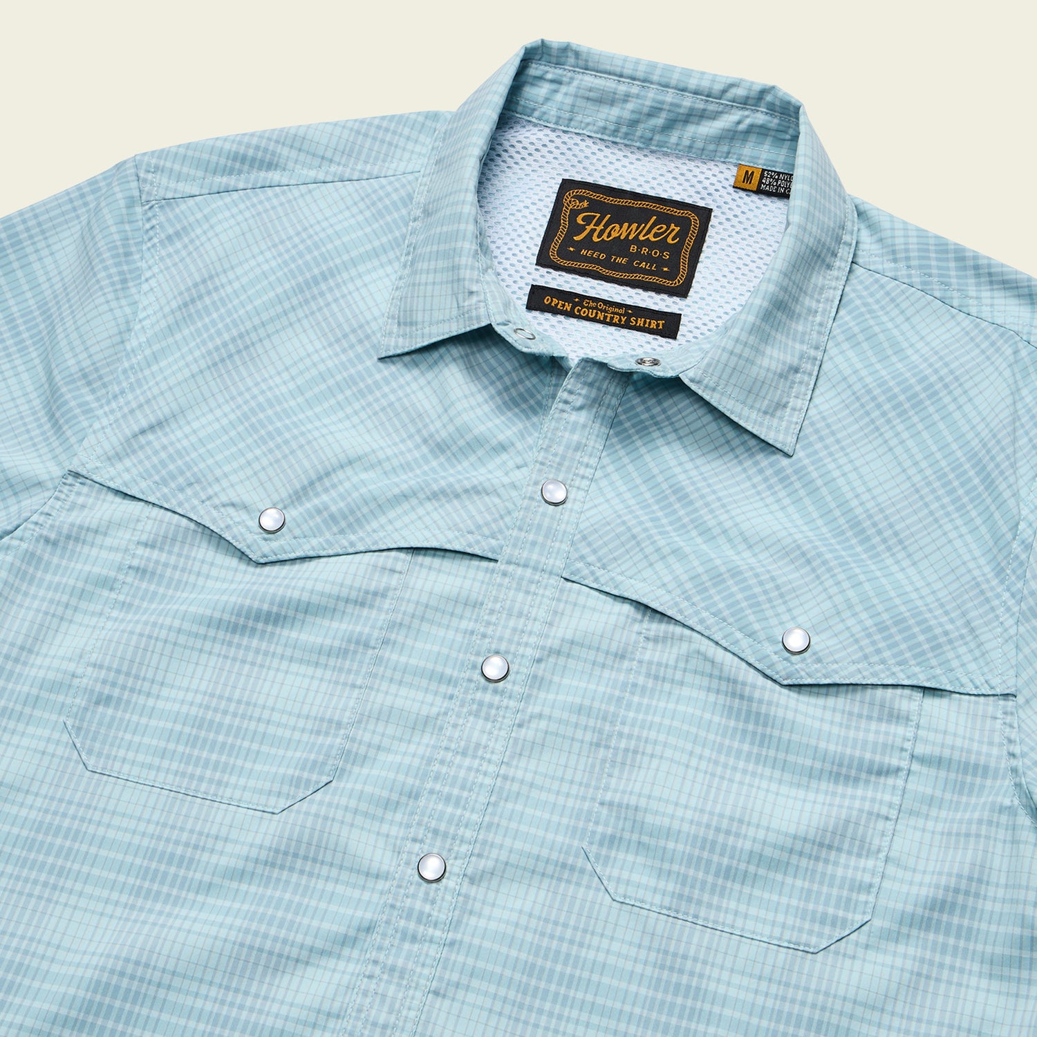 Open Country Tech Shirt - Coopers Plaid : Sterling Blue - View 3
