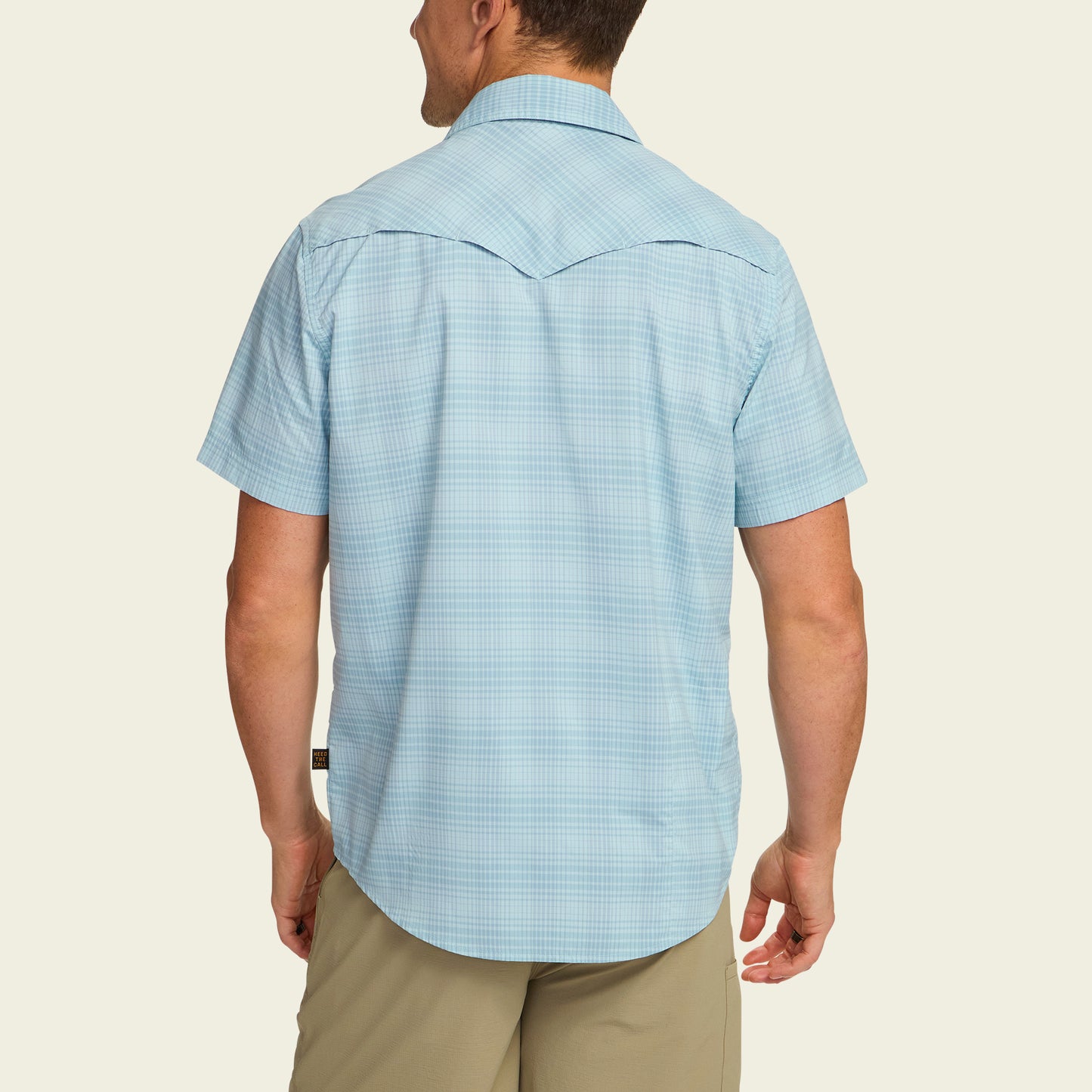 Open Country Tech Shirt - Coopers Plaid : Sterling Blue - View 5