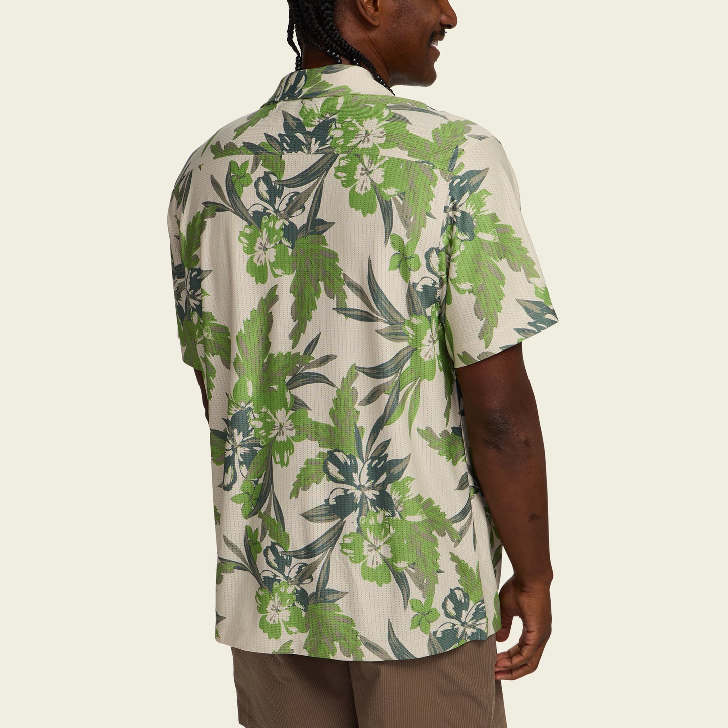 Palapa Tech Shirt - Flagler Floral : Off White - View 5