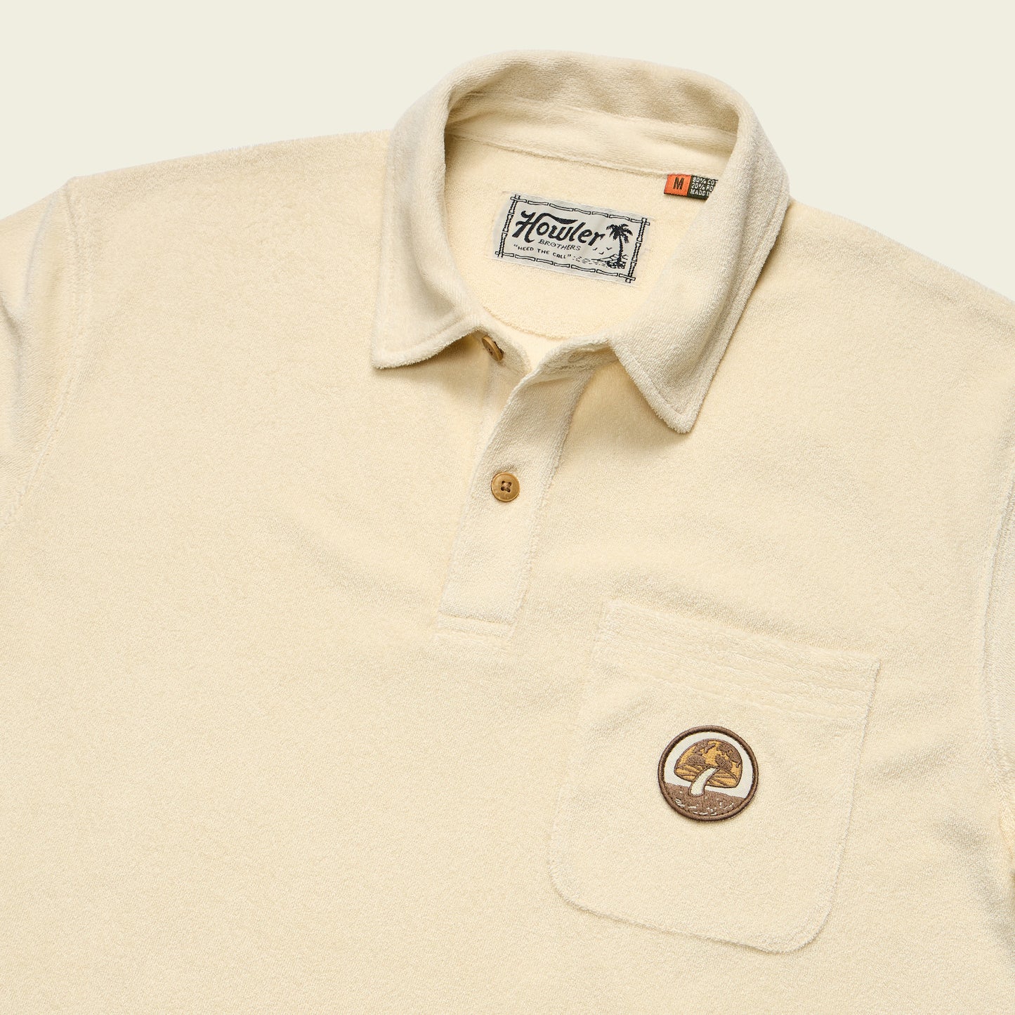 Plusherman Terry Polo - Cream - View 3