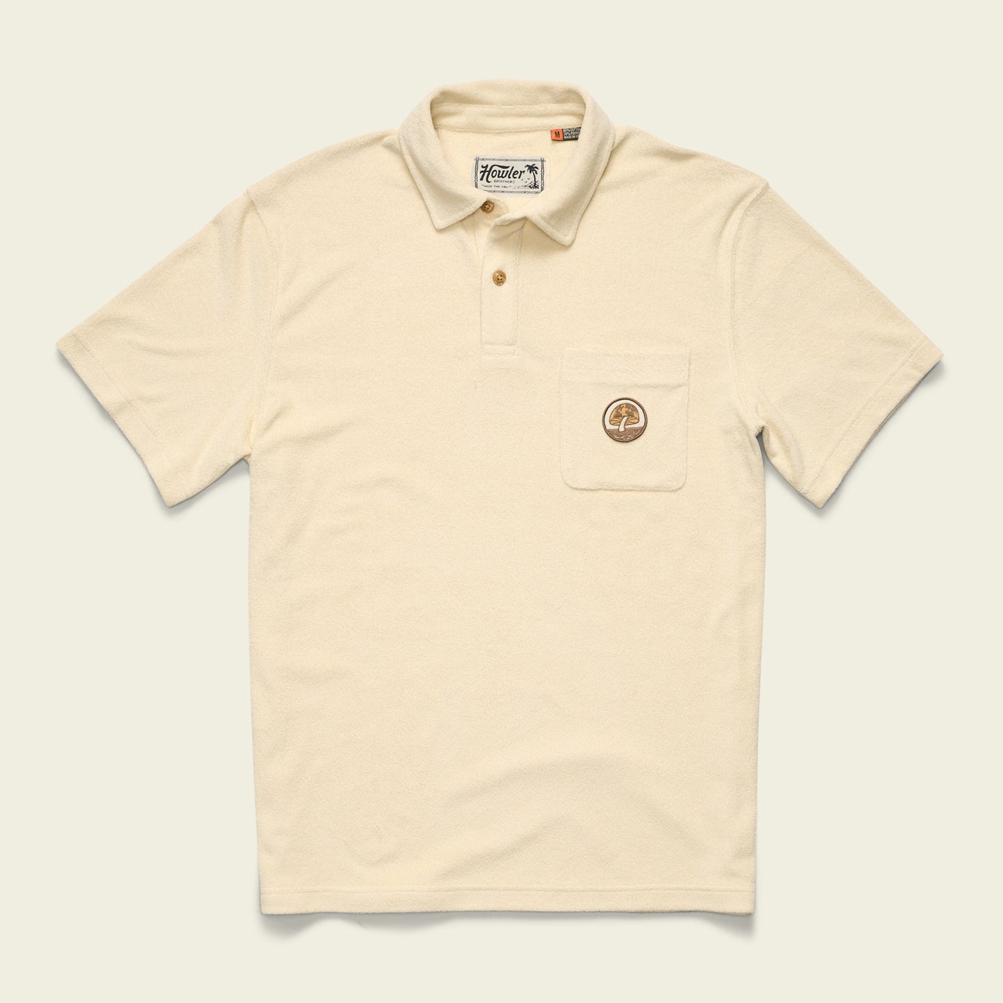 Plusherman Terry Polo - Cream - View 1
