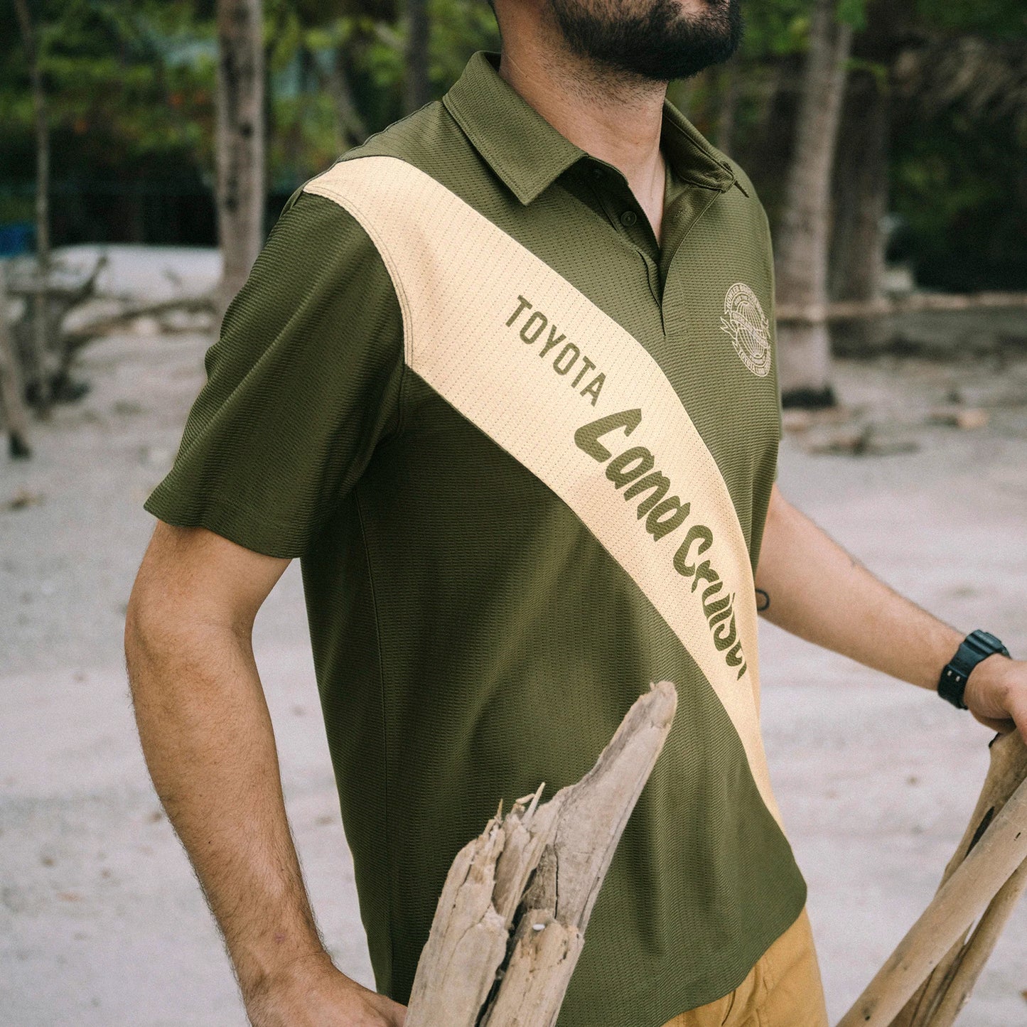 Land Cruiser Tech Polo - Deep Forest - View 2