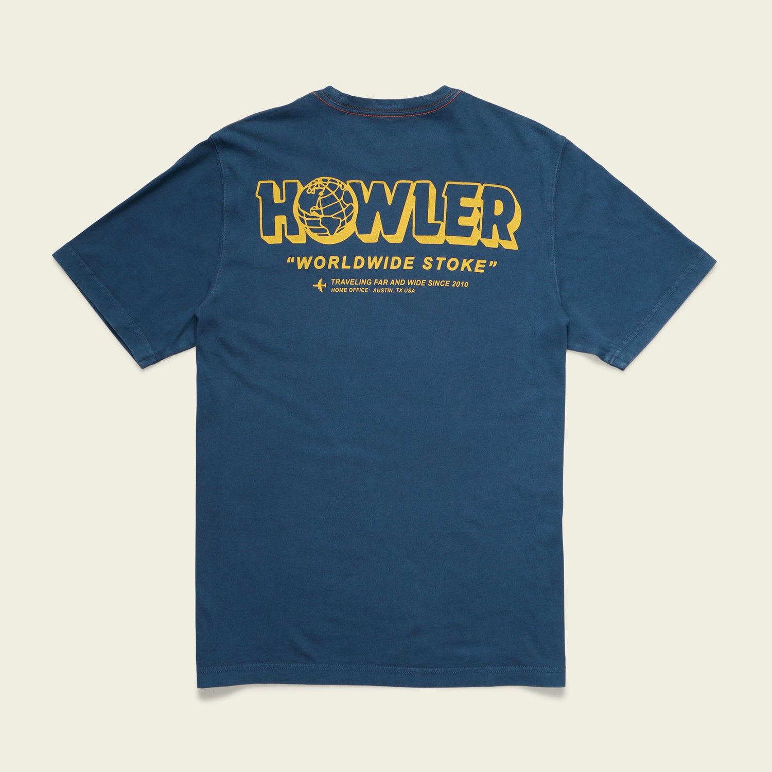 Worldwide Stoke Cotton Pocket T-Shirt