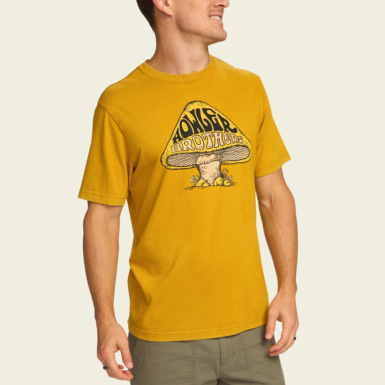 Daydream Believer Cotton T-Shirt - Gold - View 3