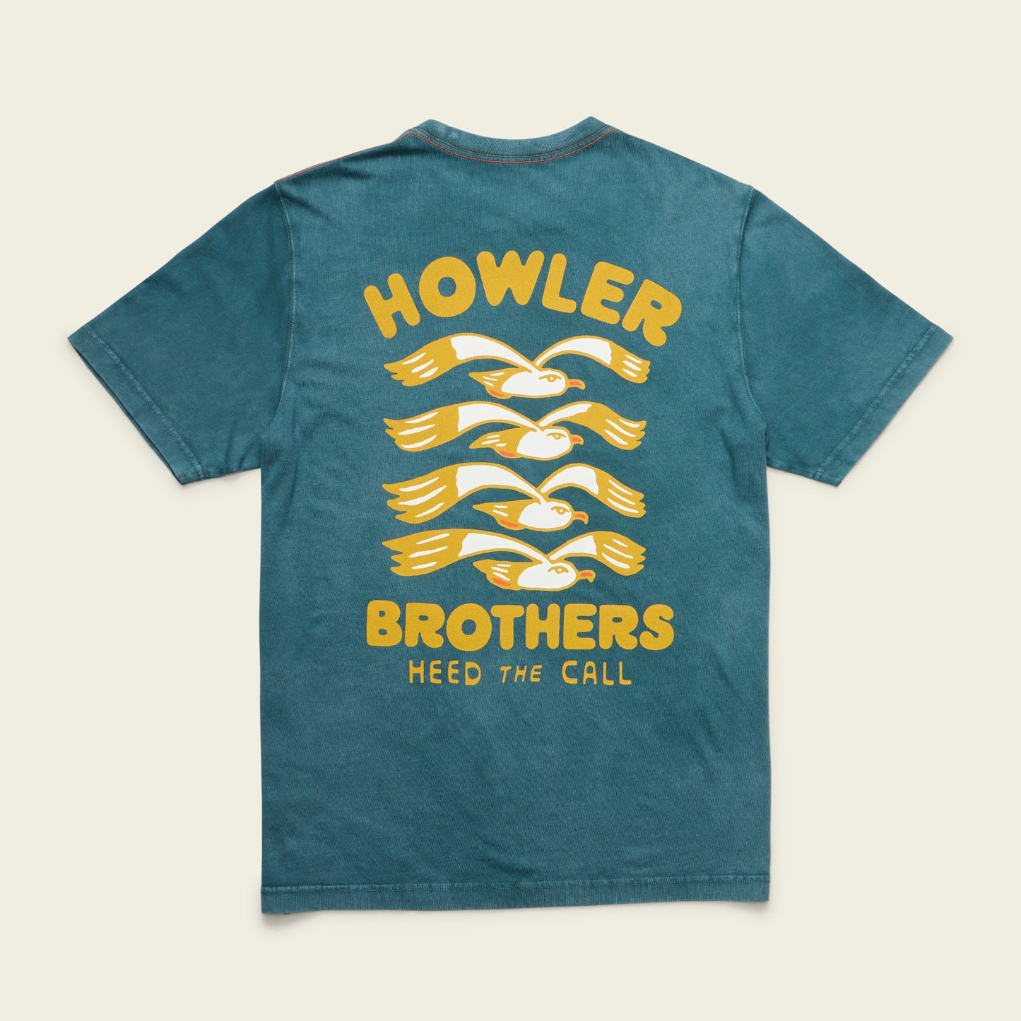 Flocka Seagulls Cotton T-Shirt - View 2