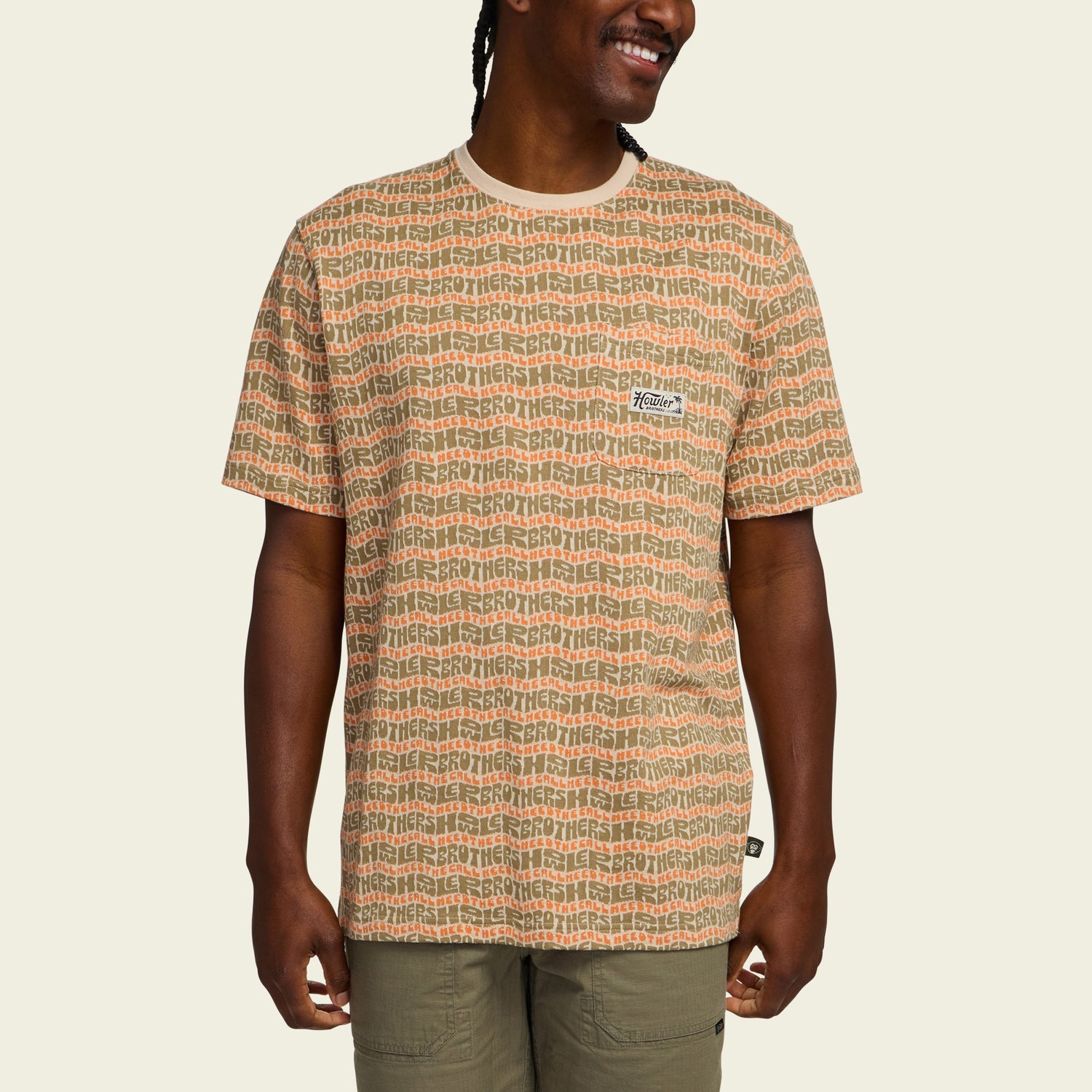 Jacquard T - HB Flow : Sand - View 3
