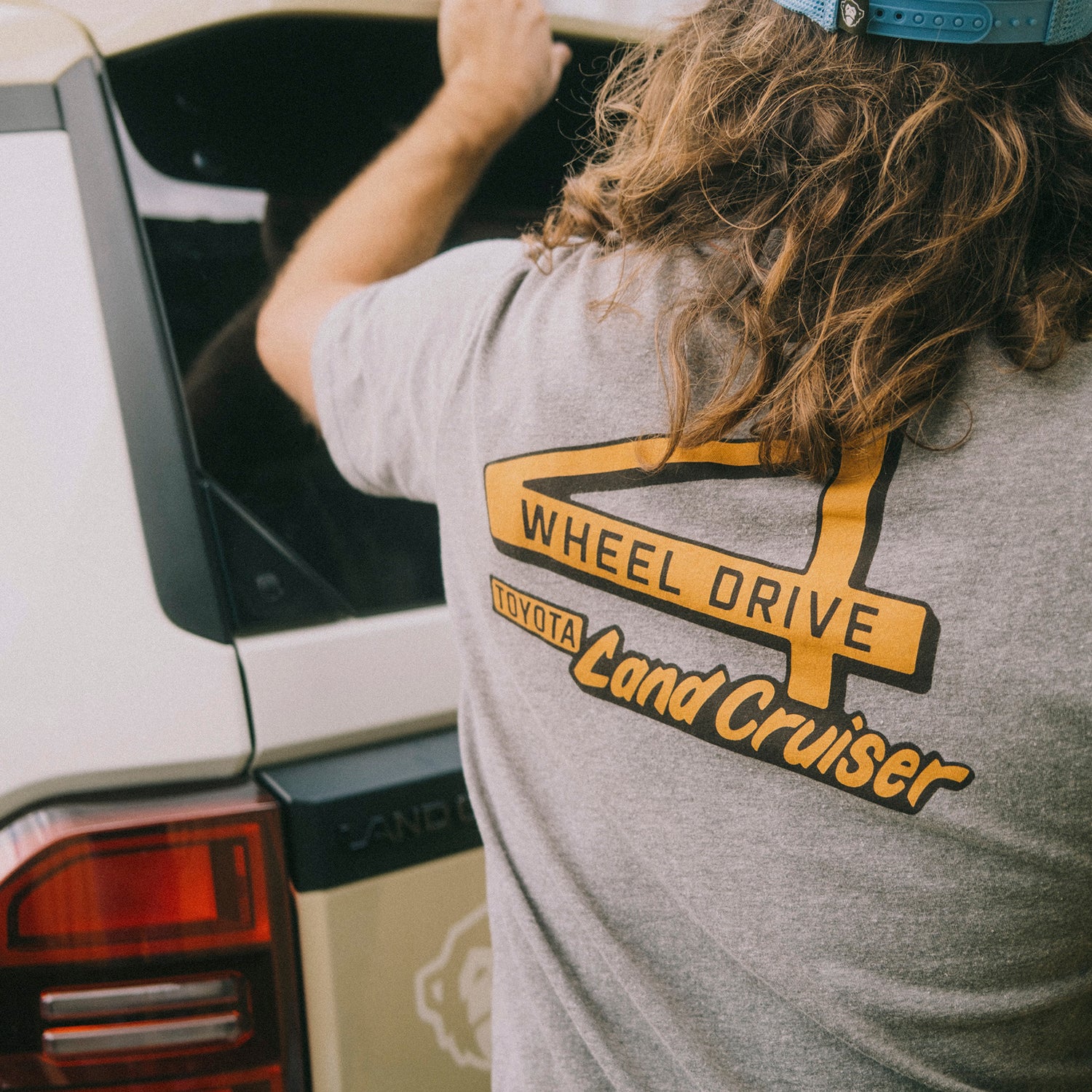 Land Cruiser T-Shirt - 4WD : Varsity Grey - View 5