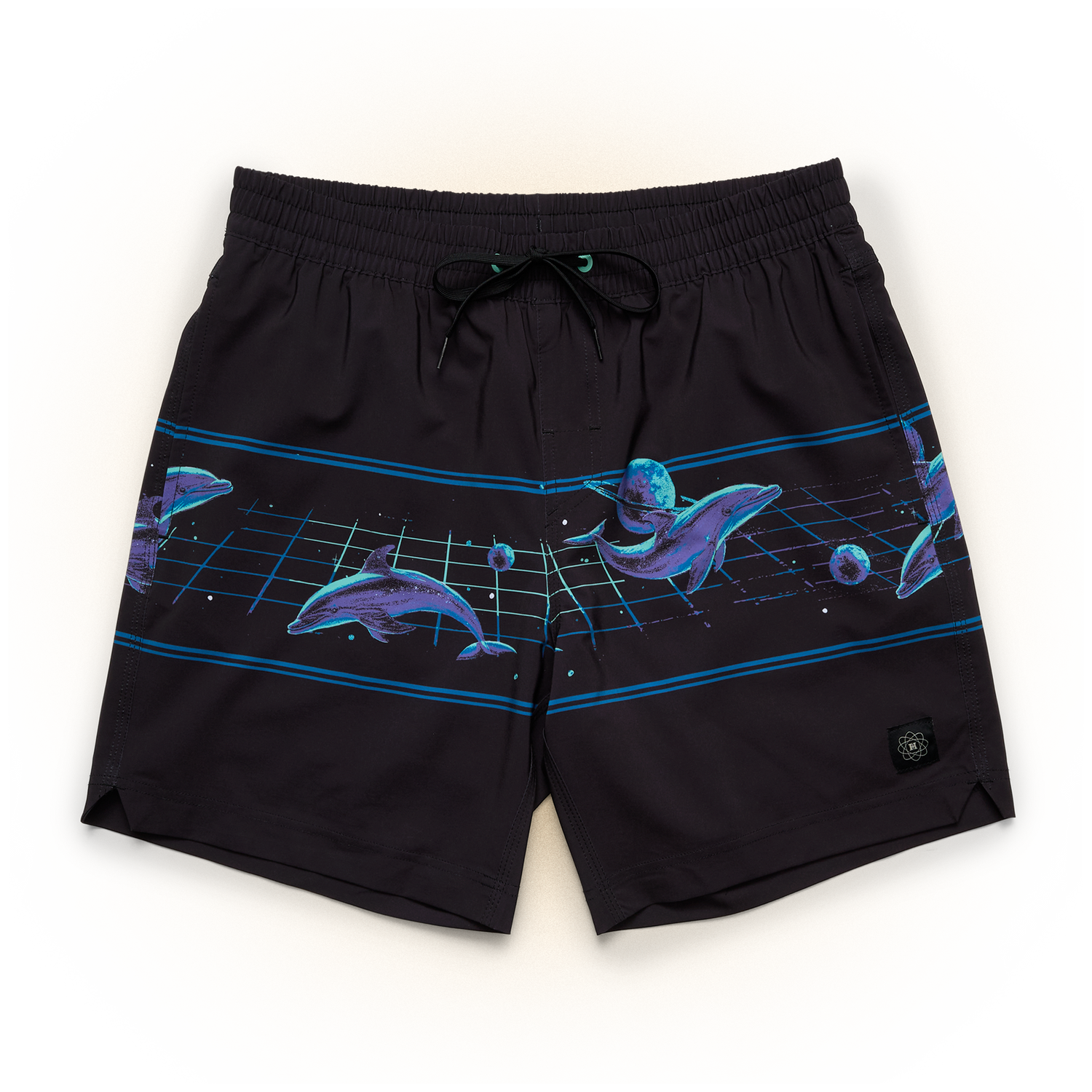 Dolphin Dimensions Deep Set Boardshorts - Black