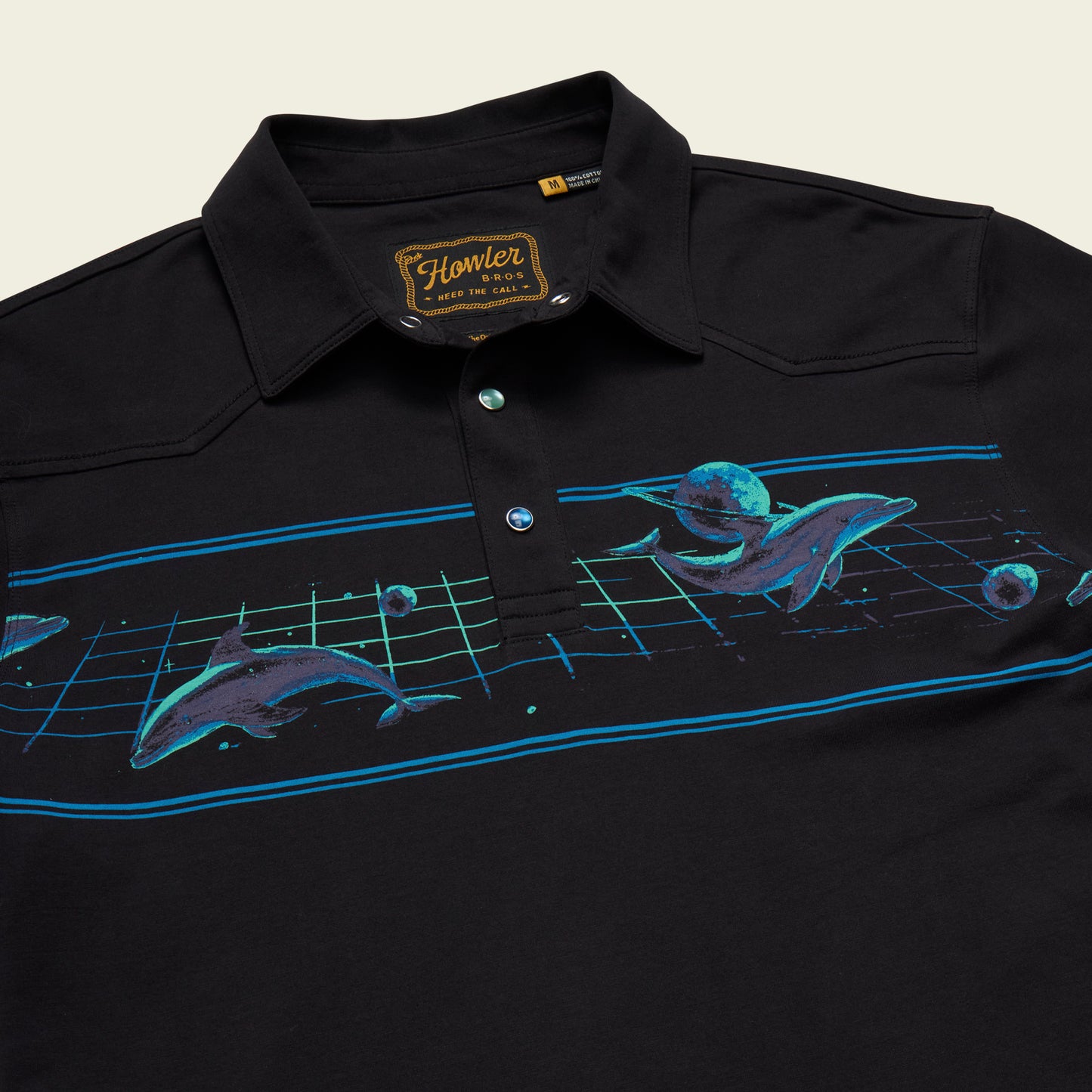 Dolphin Dimensions Ranchero Polo - Antique Black - View 3