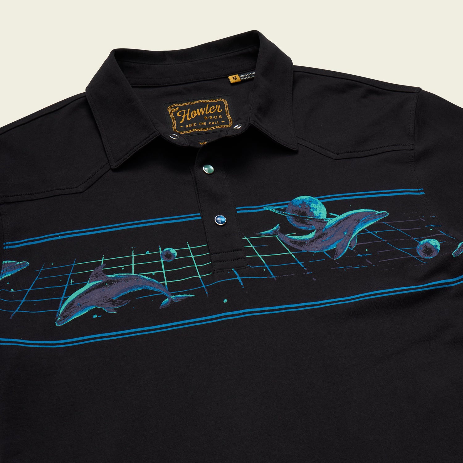 Dolphin Dimensions Ranchero Polo - Antique Black - View 3