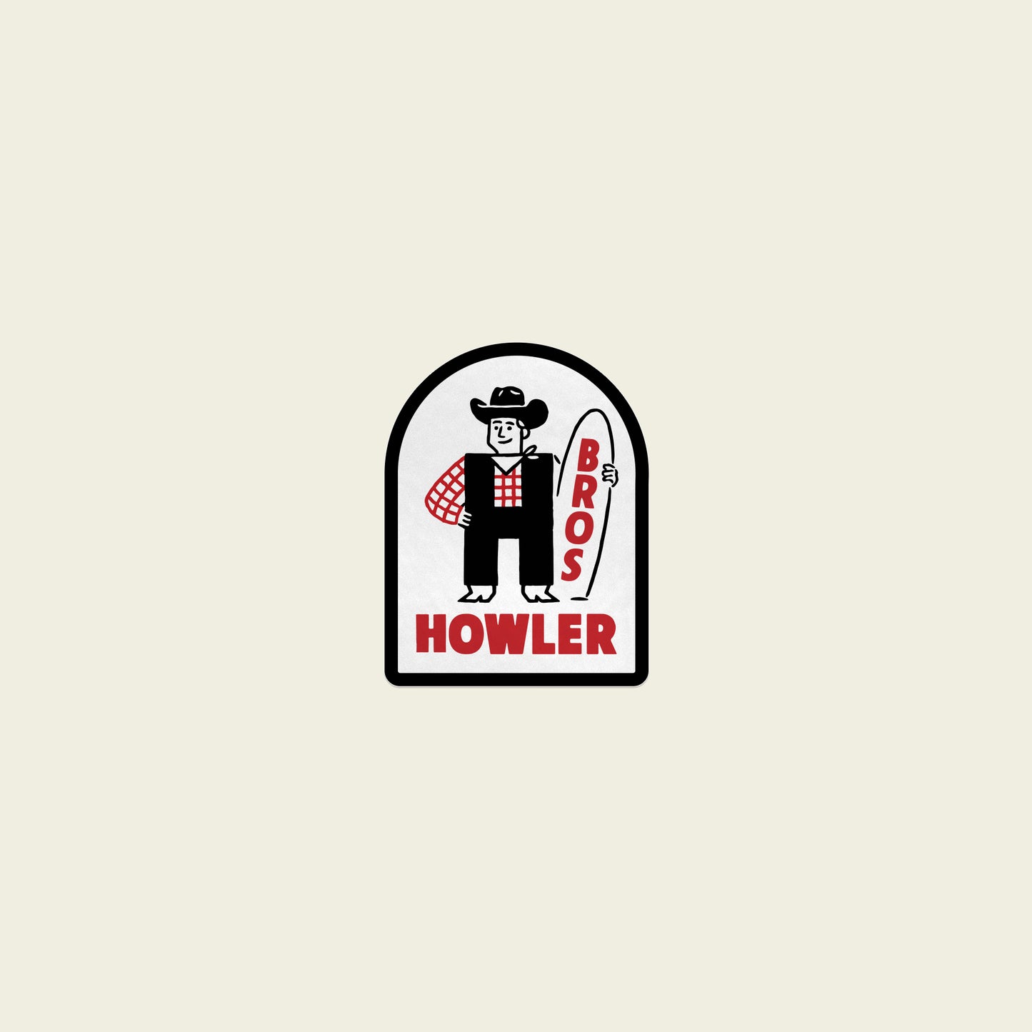 H-Man Western Wear Sticker - View 1