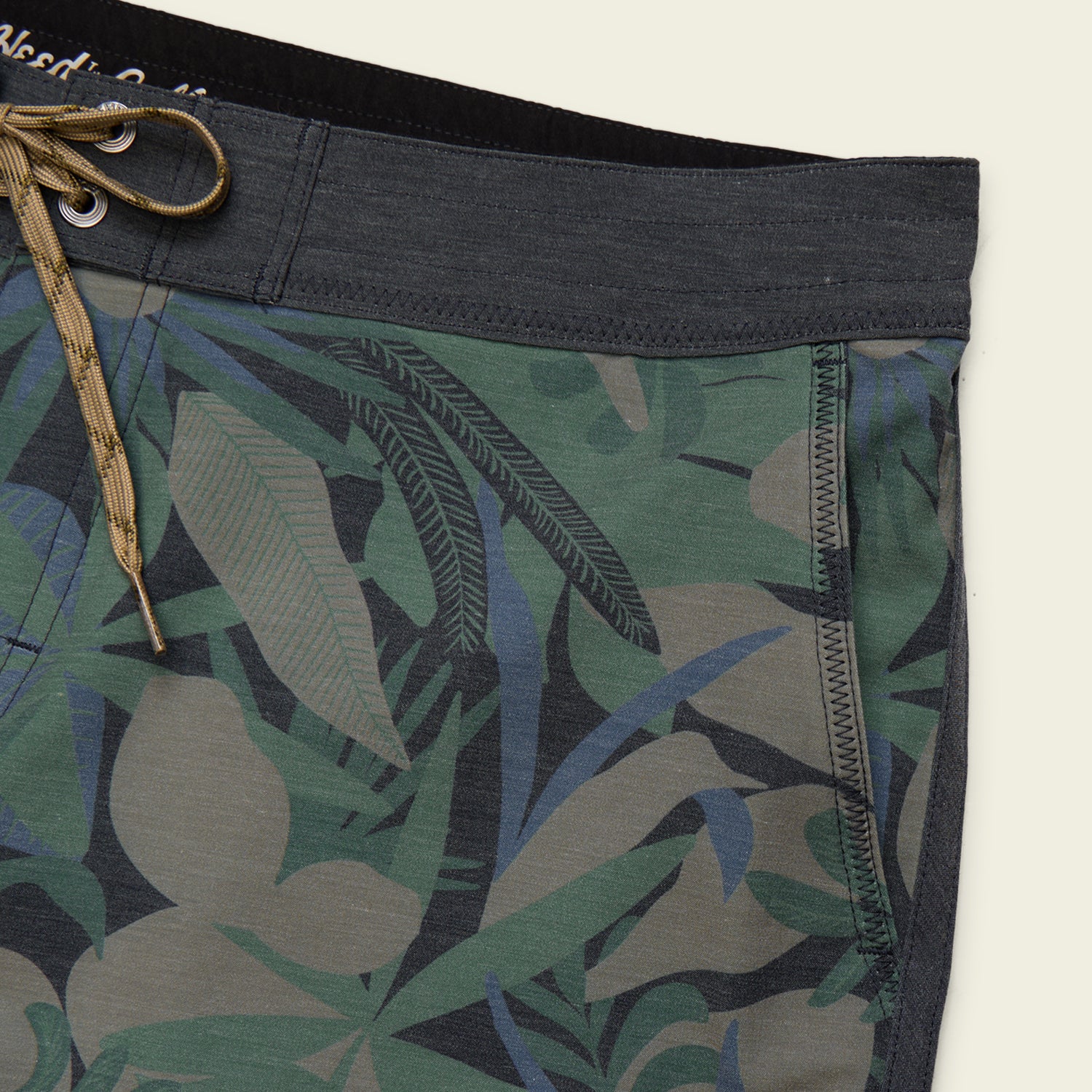 Bruja Boardshorts 18.5" - Tropical Dimension : Antique Black - View 7