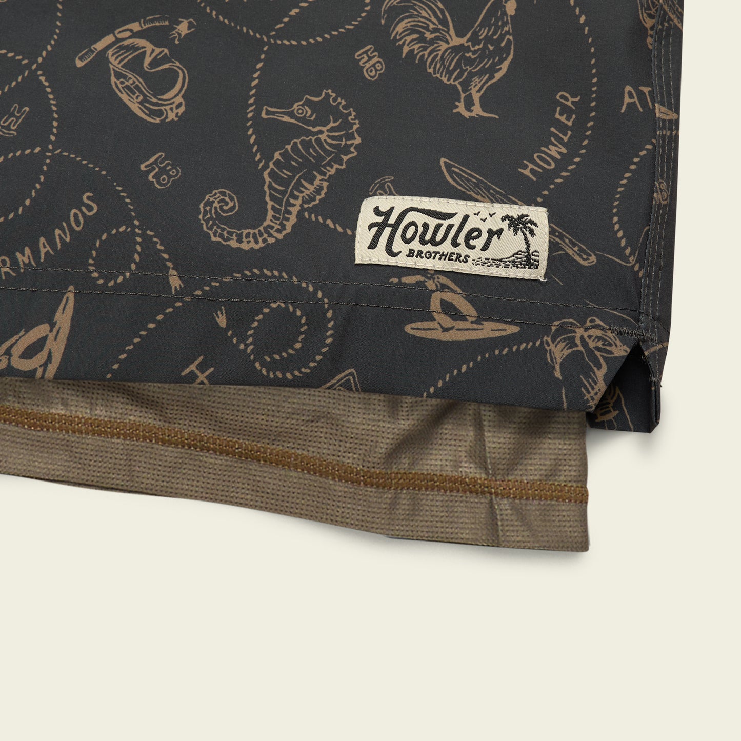 Deep Set Boardshorts - Sea Rodeo : Antique Black - View 5
