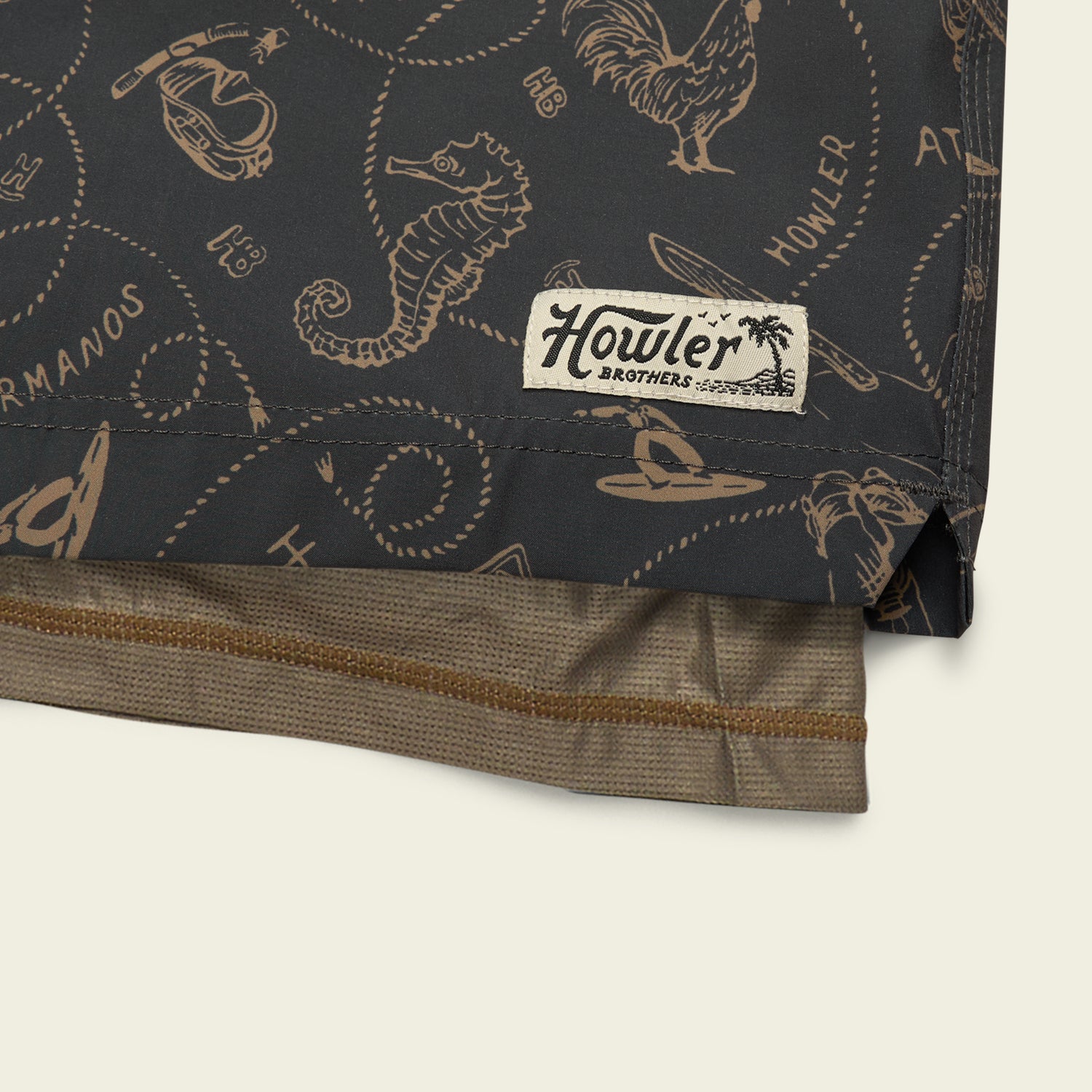 Deep Set Boardshorts - Sea Rodeo : Antique Black - View 5