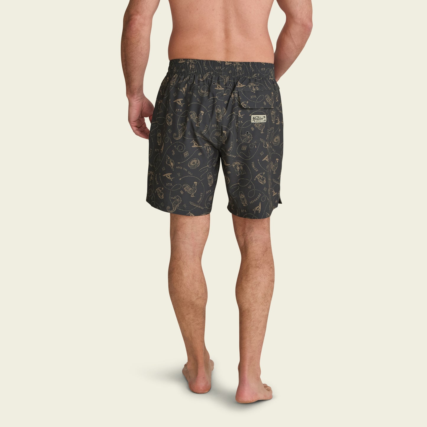 Deep Set Boardshorts - Sea Rodeo : Antique Black - View 4