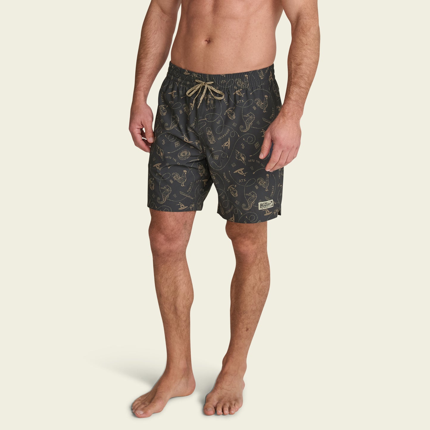 Deep Set Boardshorts - Sea Rodeo : Antique Black - View 3