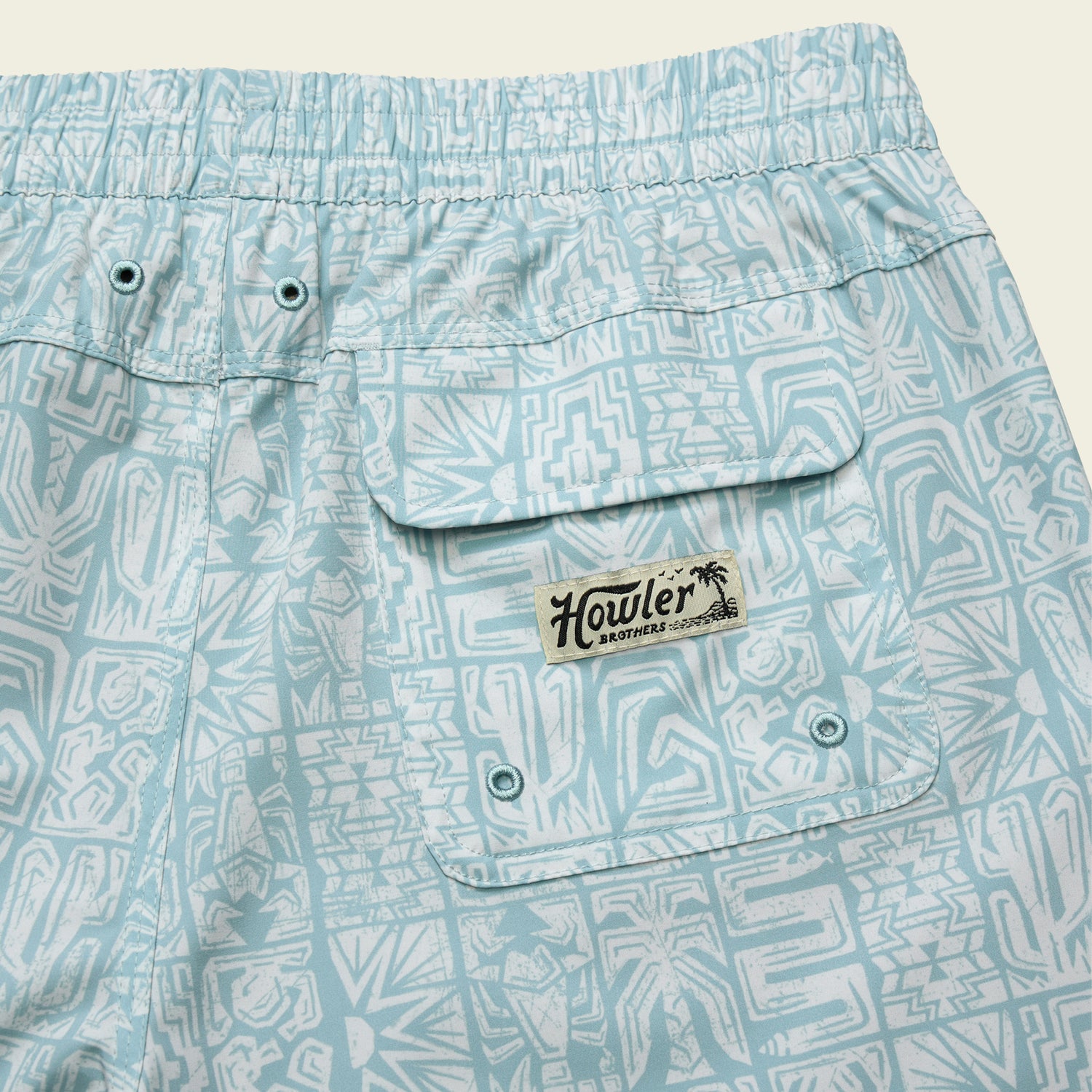 Deep Set Boardshorts - Tidal Tablets : Seafoam - View 6