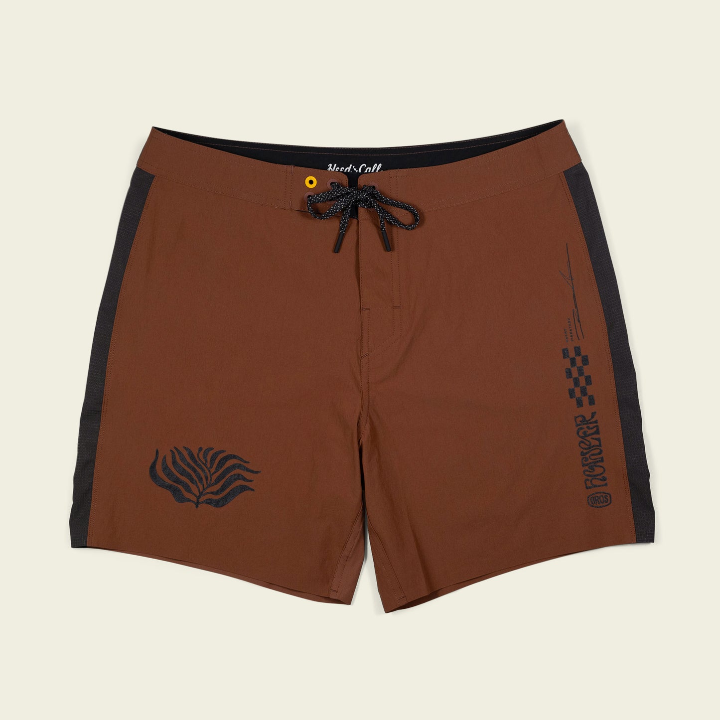 Del Este Boardshorts - Seagrass : Mink Brown - View 1