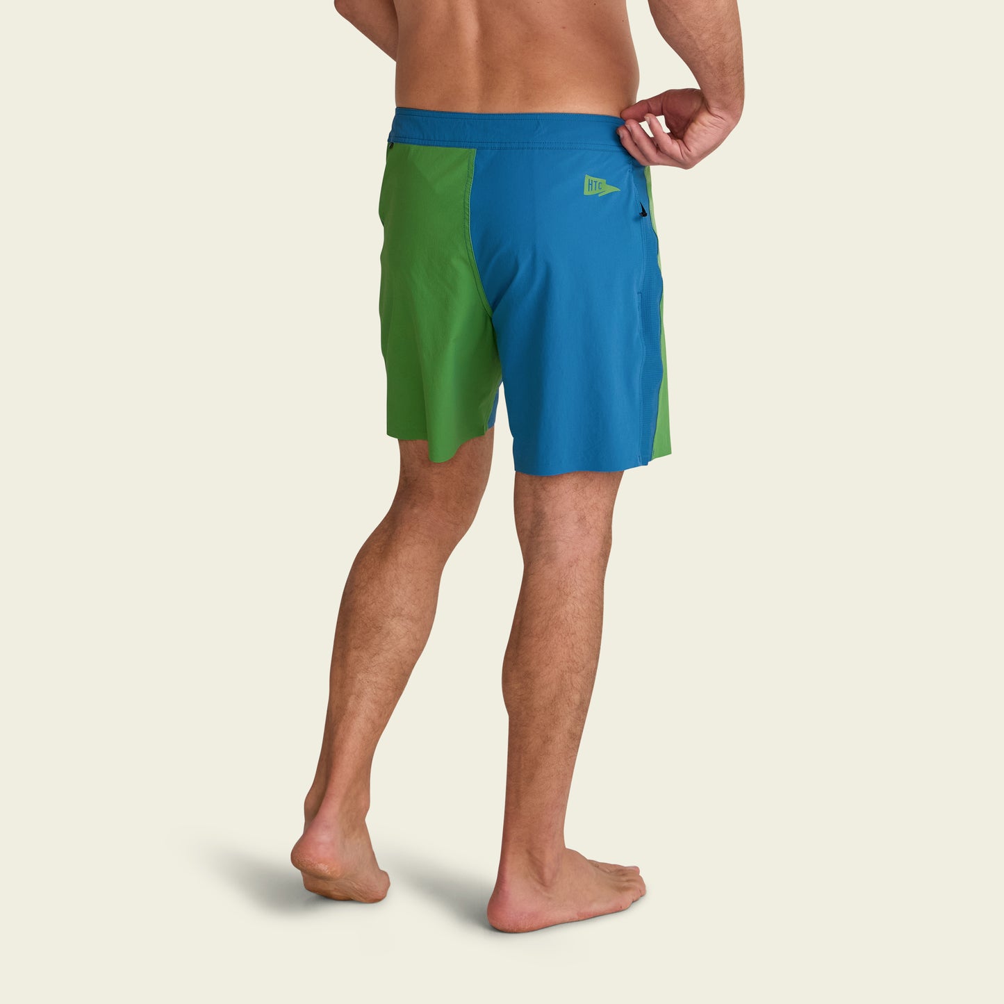Del Este Boardshorts - Skrimp : Blue Steel - View 4