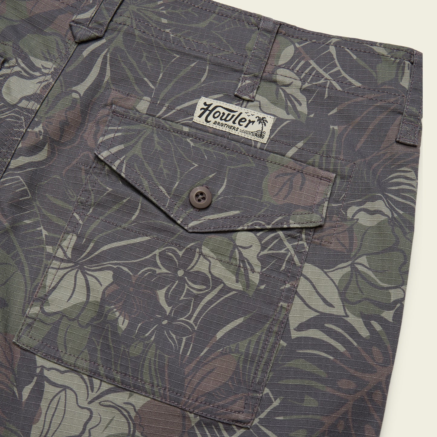 Quonset Camp Shorts - Tropic Noir : Antique Black - View 6