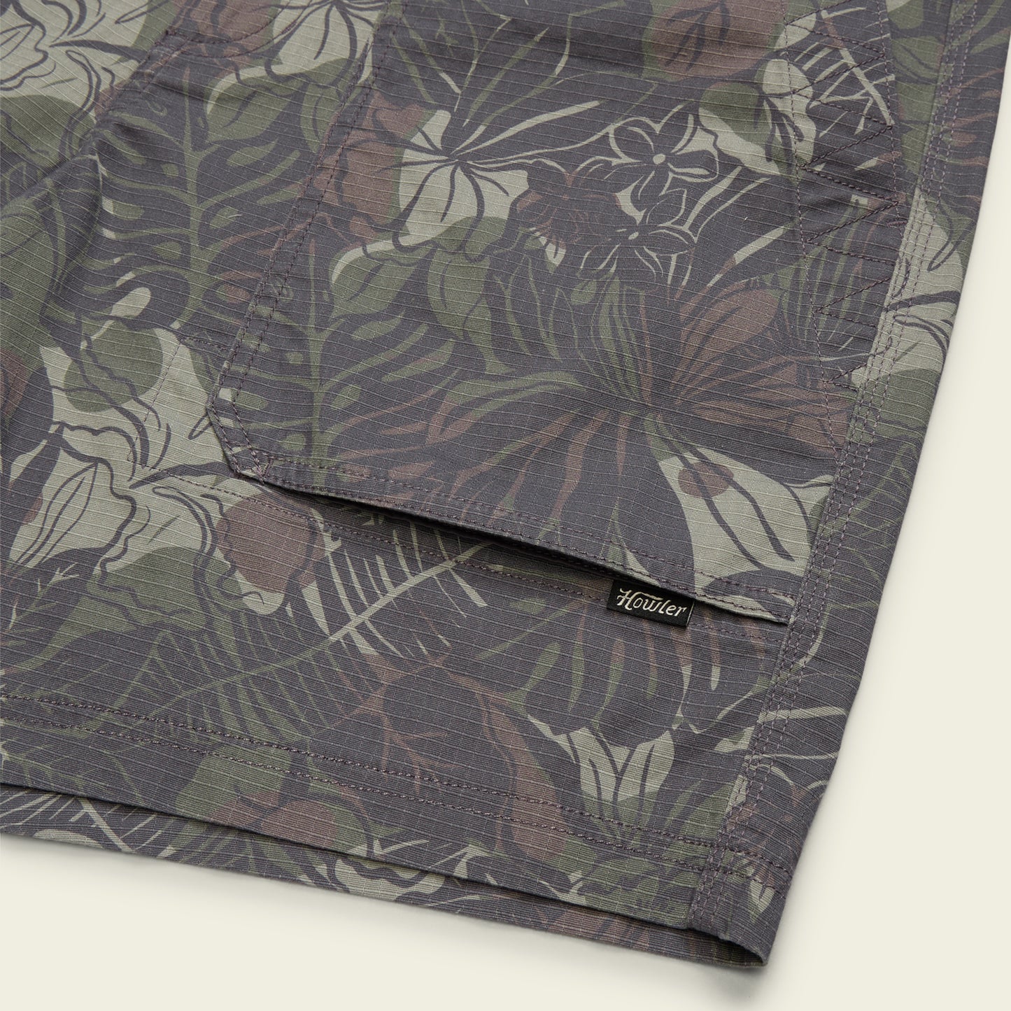 Quonset Camp Shorts - Tropic Noir : Antique Black - View 5