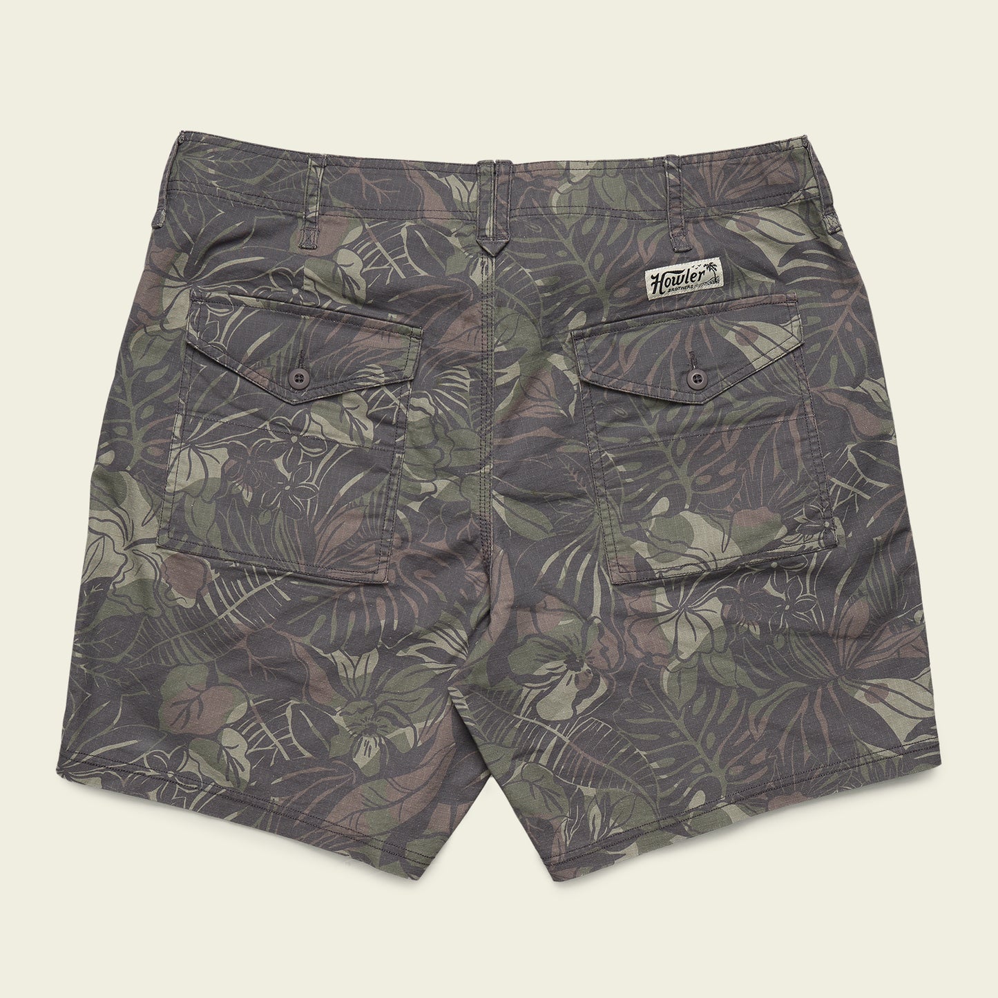 Quonset Camp Shorts - Tropic Noir : Antique Black - View 7